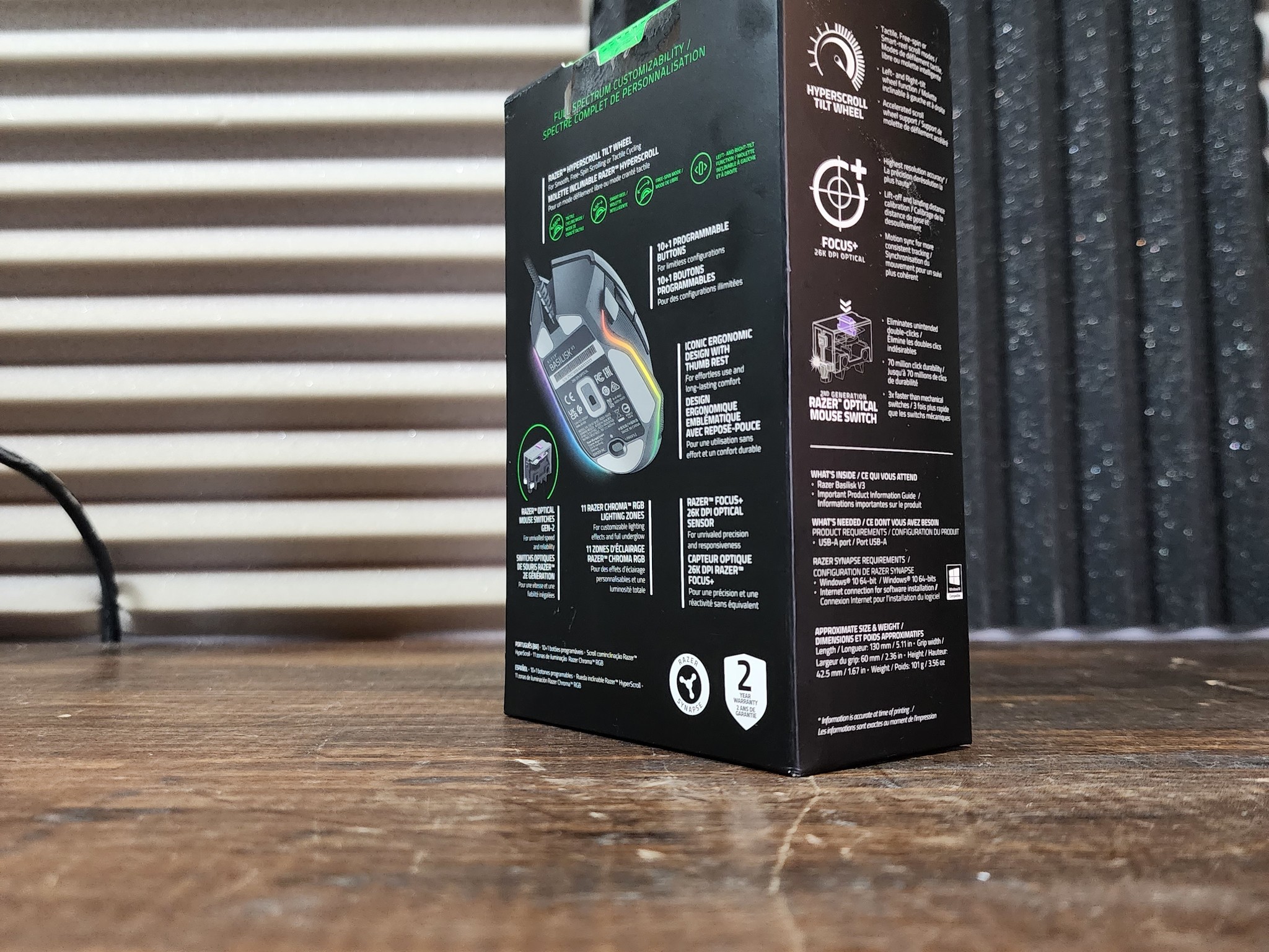 Razer Basilisk V3 Chroma RGB Lighting Wired Gaming Mouse