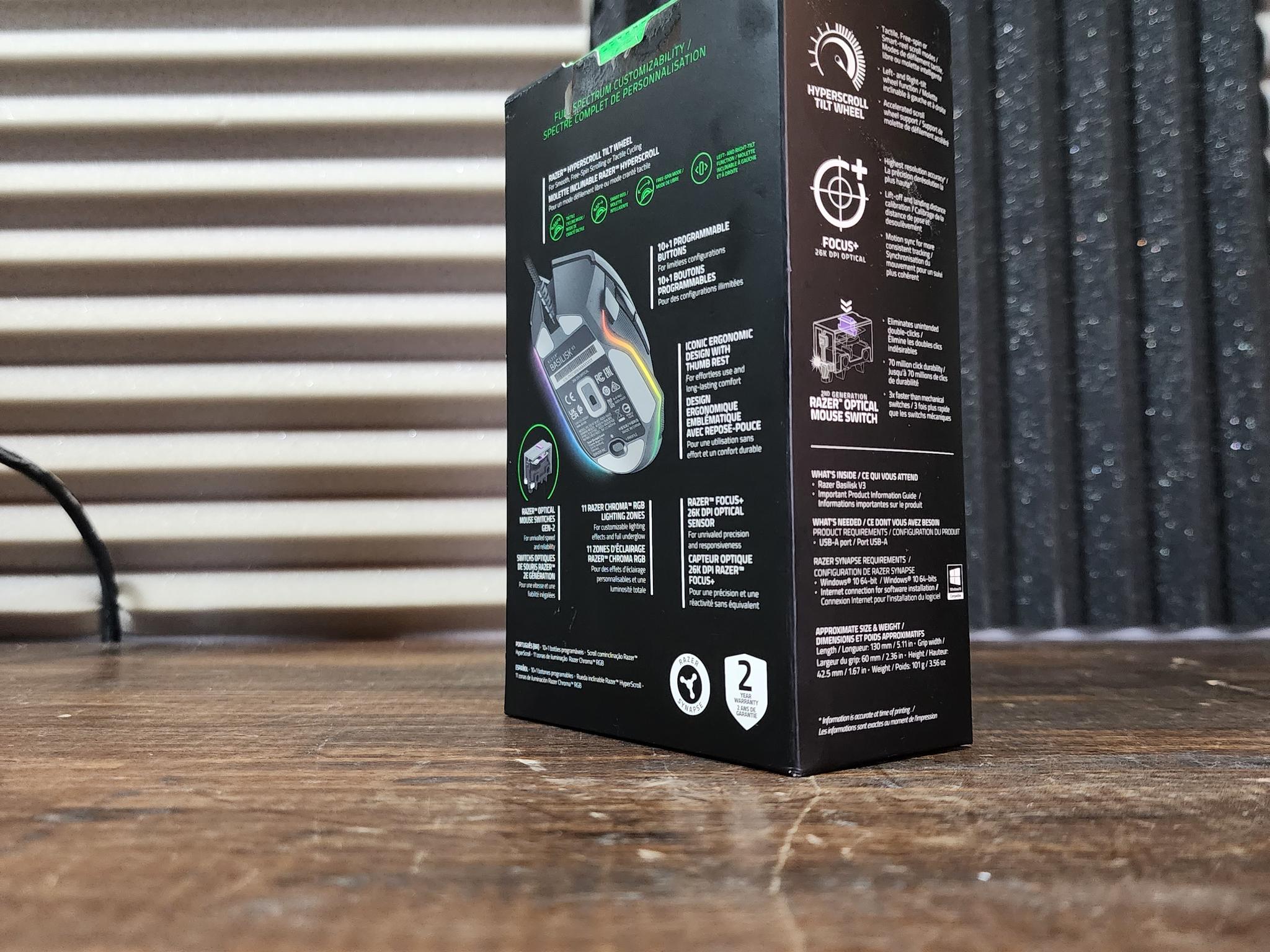 Razer Basilisk V3 Chroma RGB Lighting Wired Gaming Mouse