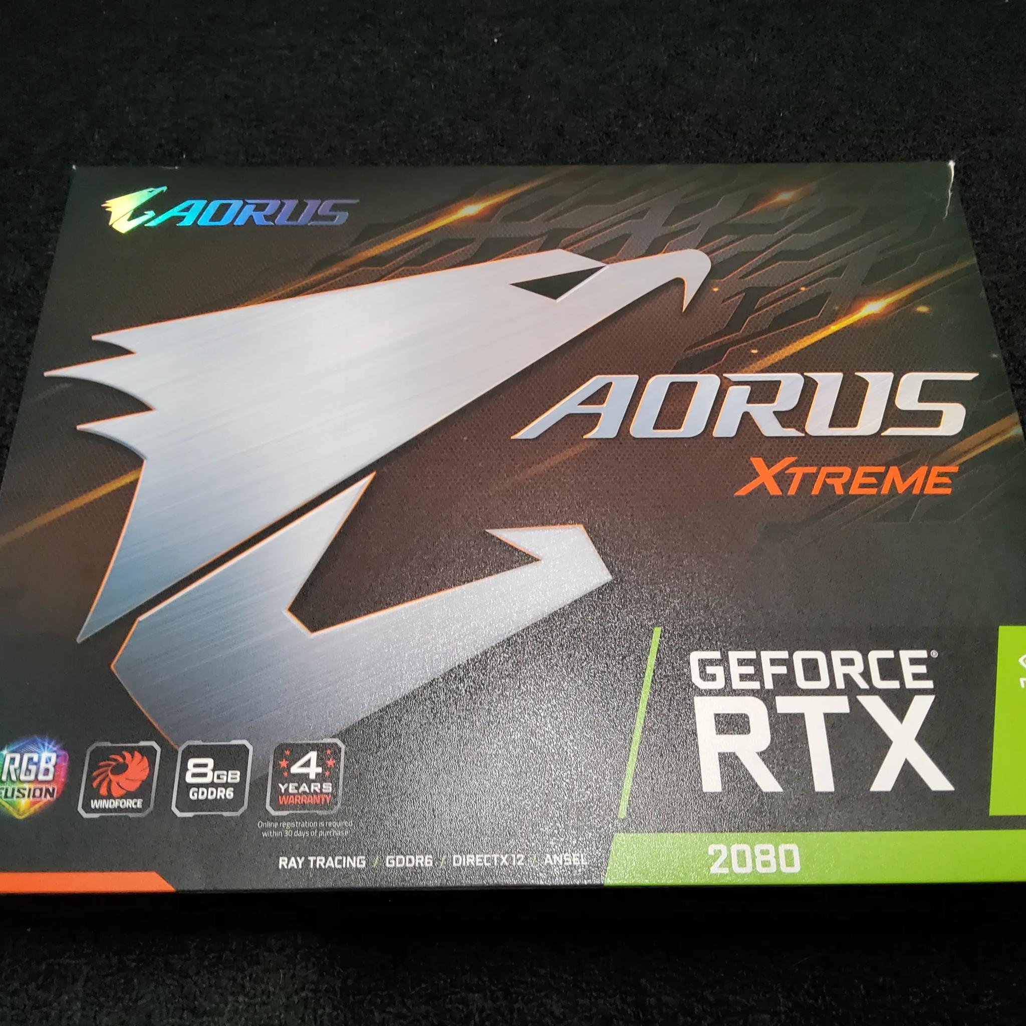 Graphics Card Gigabyte 2080 Aorus Extreme