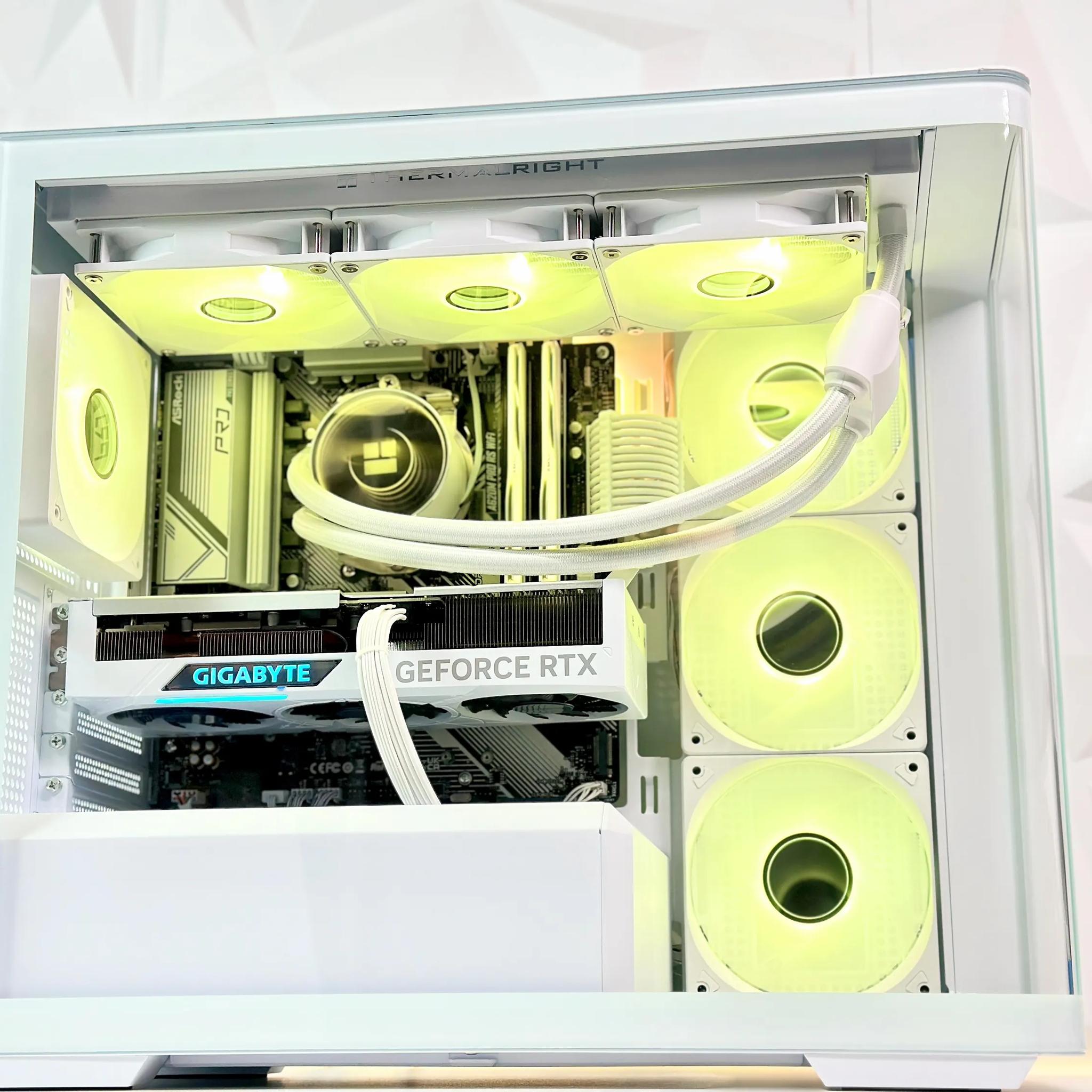 🧊🥶🧔‍♂️Iceman❄️Liquid Cooled Gaming PC❄️Nvidia RTX 4070 Super 12GB❄️AMD Ryzen 5 7500F❄️32GB DDR5