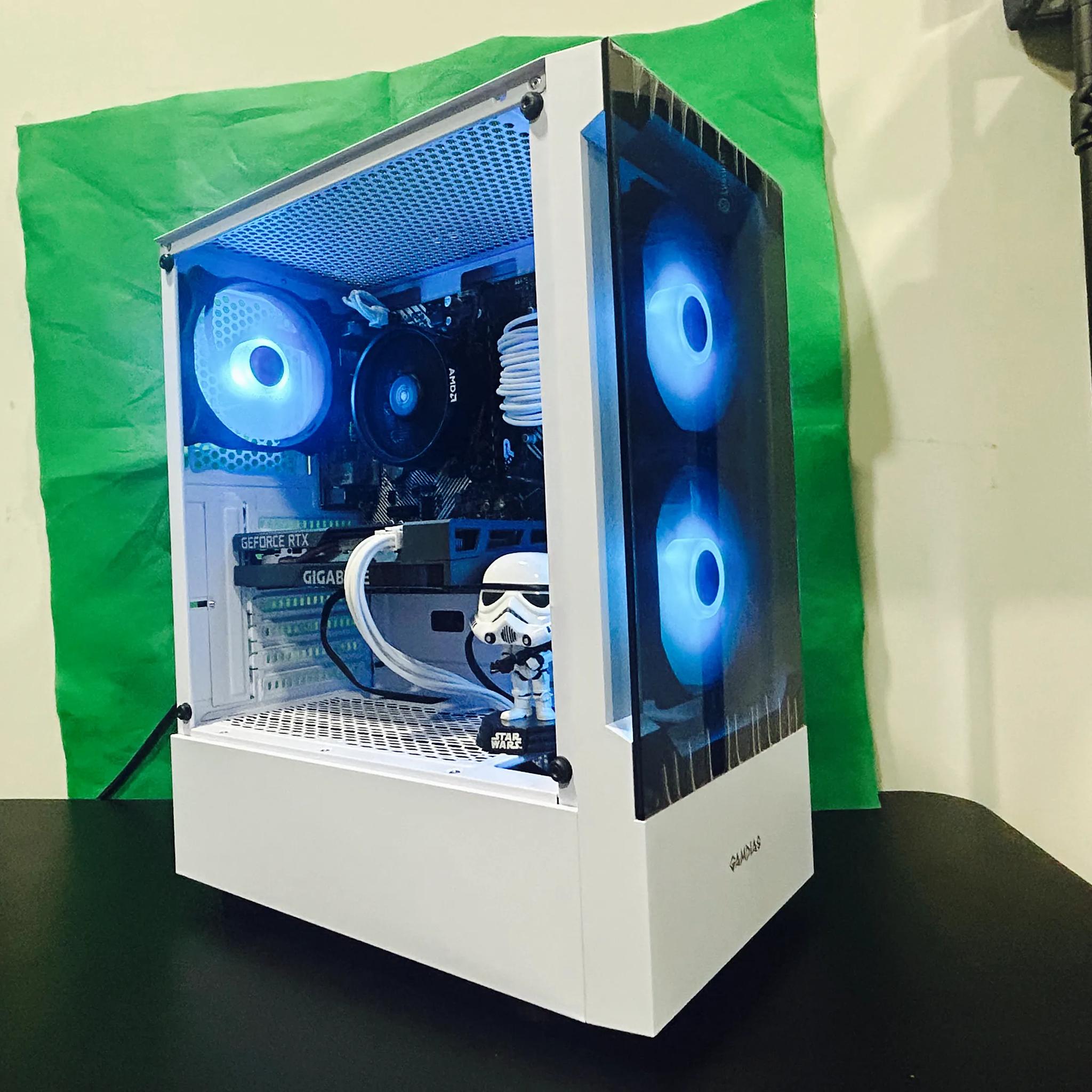 Stormtrooper Gaming PC AMD RYZEN 5 3600 | RTX 3050 8GB |1TB SSD | 16GB Ram| 3 RGB Fans