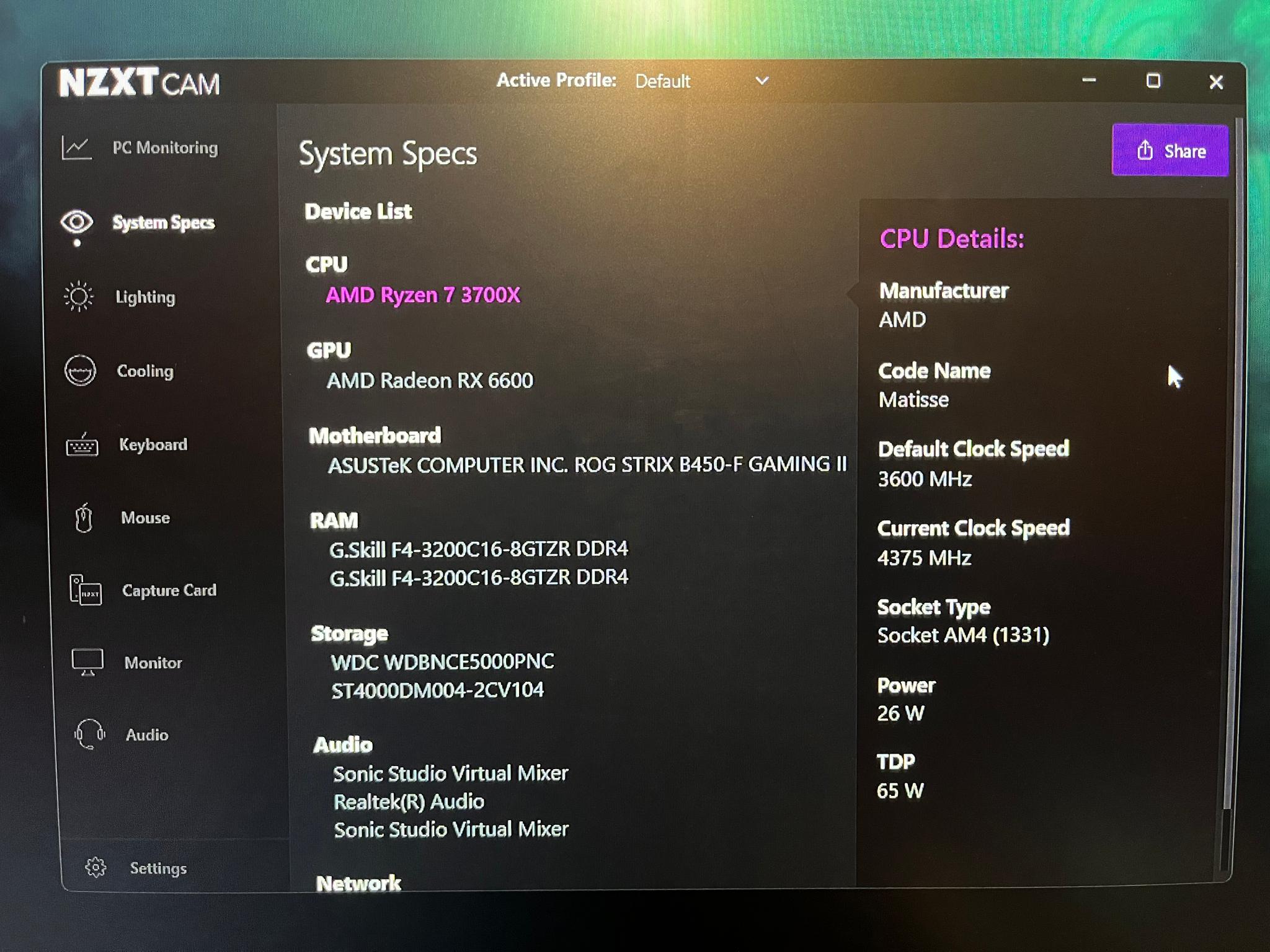 Budget Gaming PC Paired with Ryzen 7 3800x and AMD Rx 6600