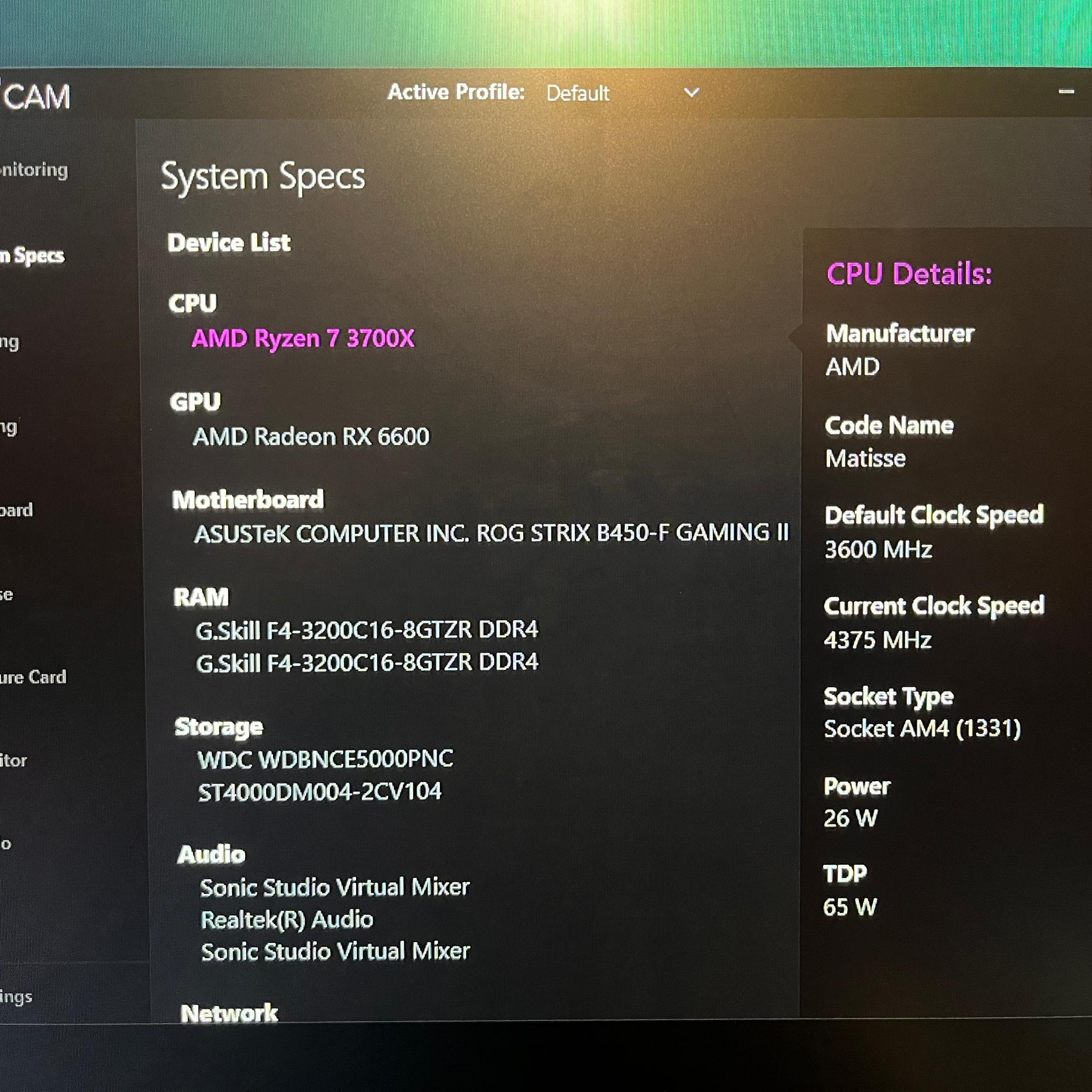 Budget Gaming PC Paired with Ryzen 7 3800x and AMD Rx 6600