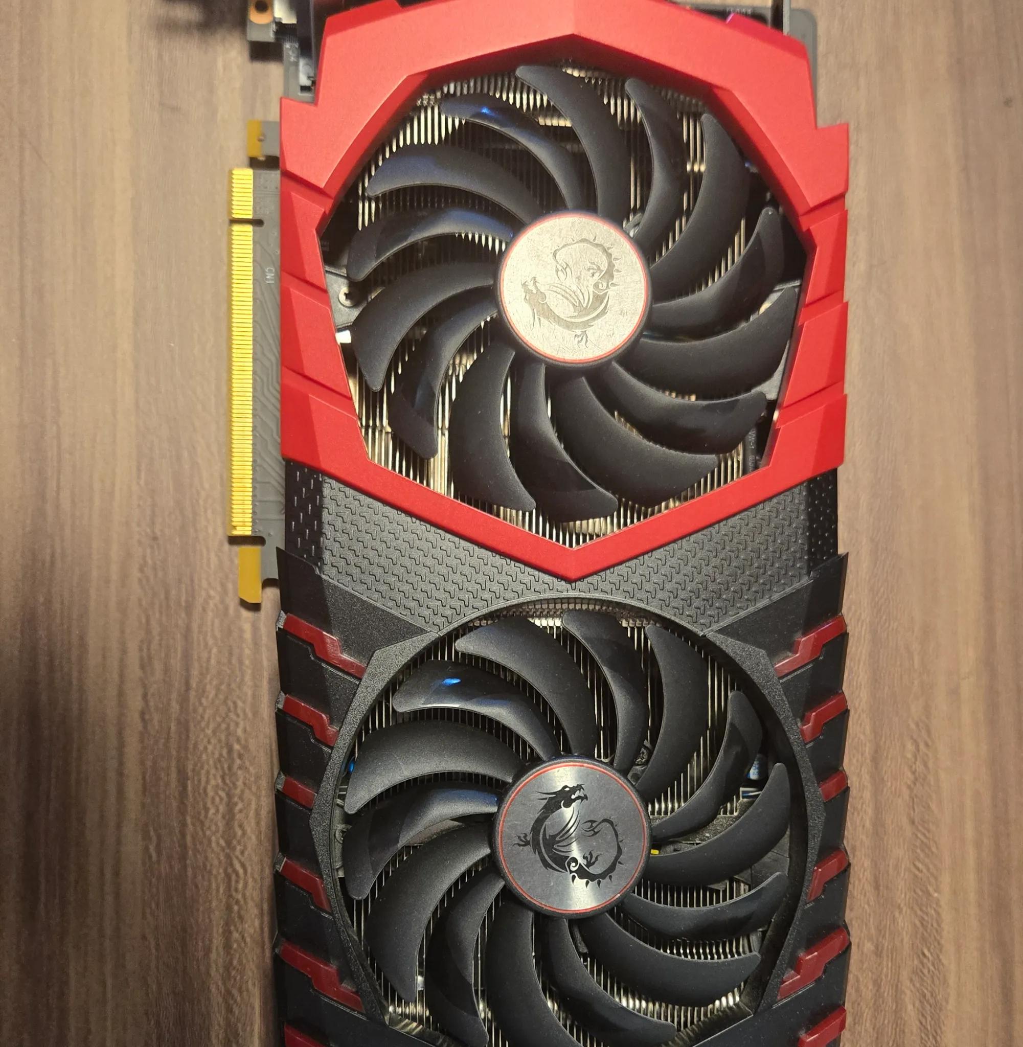 MSI GeForce GTX 1060 Gaming X 6GB DDR5