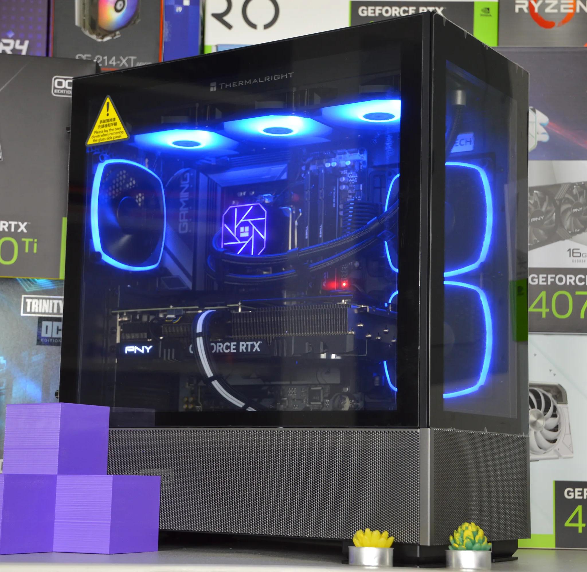 ⚡🌌| RTX 4070 Ti SUPER 16GB| Ryzen 7 7700X | 32GB DDR5 RAM | 1TB + 4TB GEN 4 SSD | Electric Vortex |