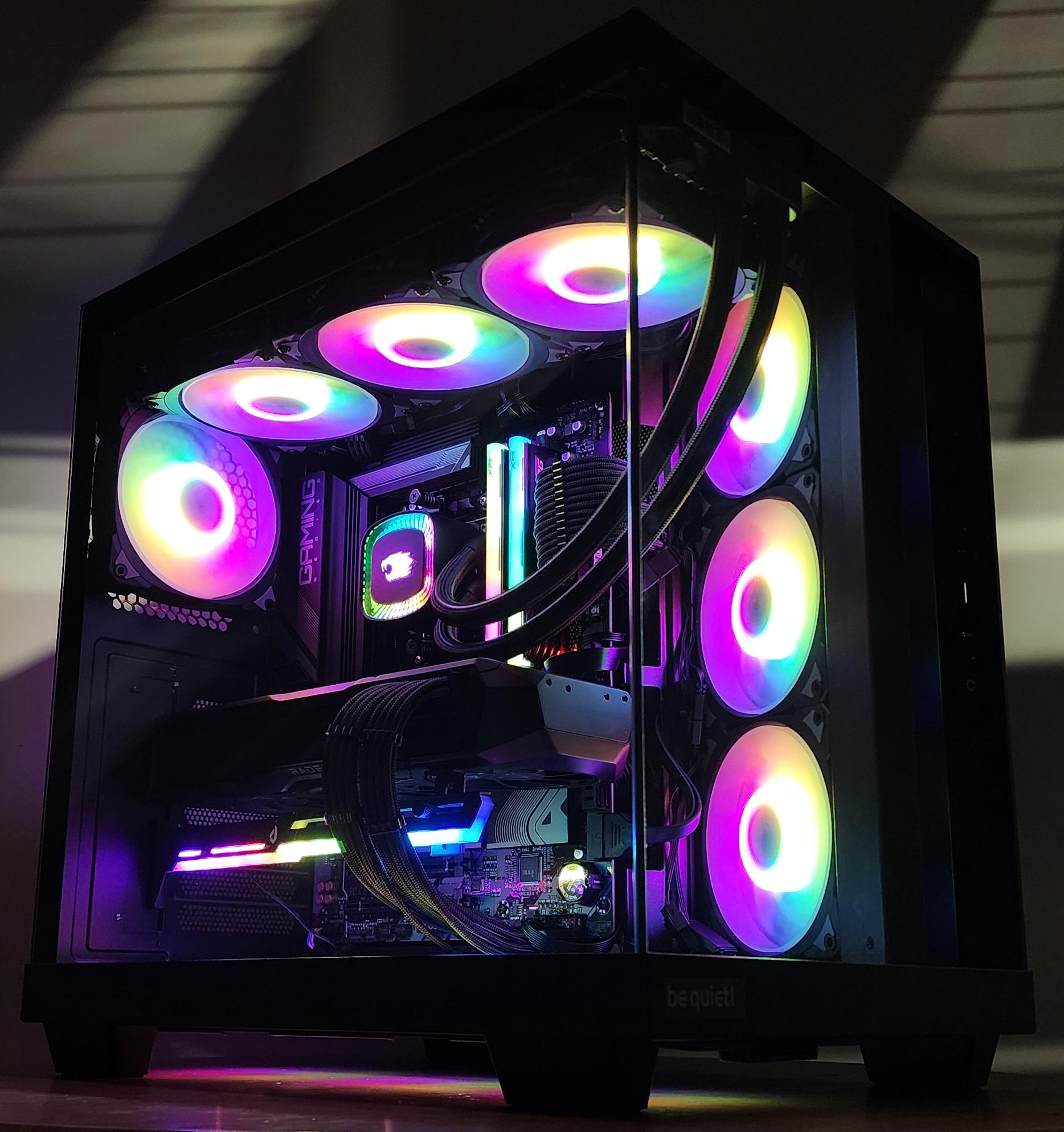 Gaming PC Ryzen 9 9900X 32GB RAM 2TB SSD RX 7900XTX 24GB Windows 11 Computer