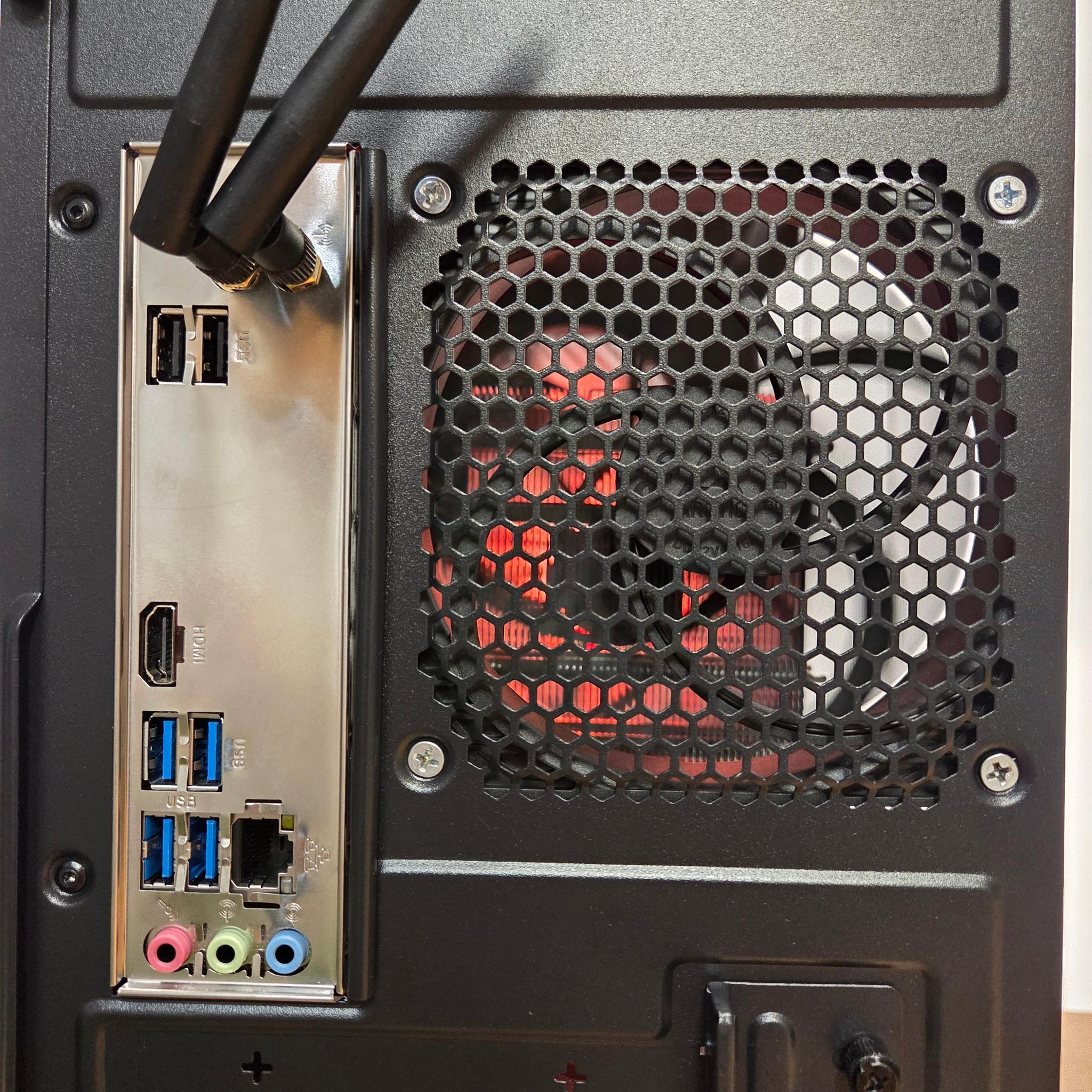 ⚫Black and Orange RTX 3060 Gaming PC🟠