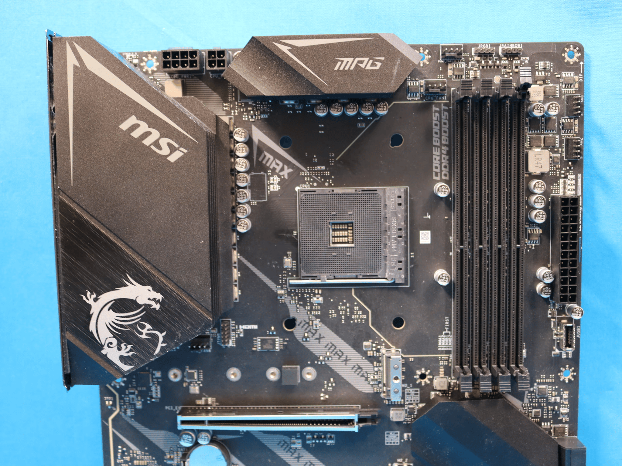 *DAMAGED* MSI MPG X570S Edge Max WIFI AMD Socket AM4 DDR4 ATX Desktop Motherboard