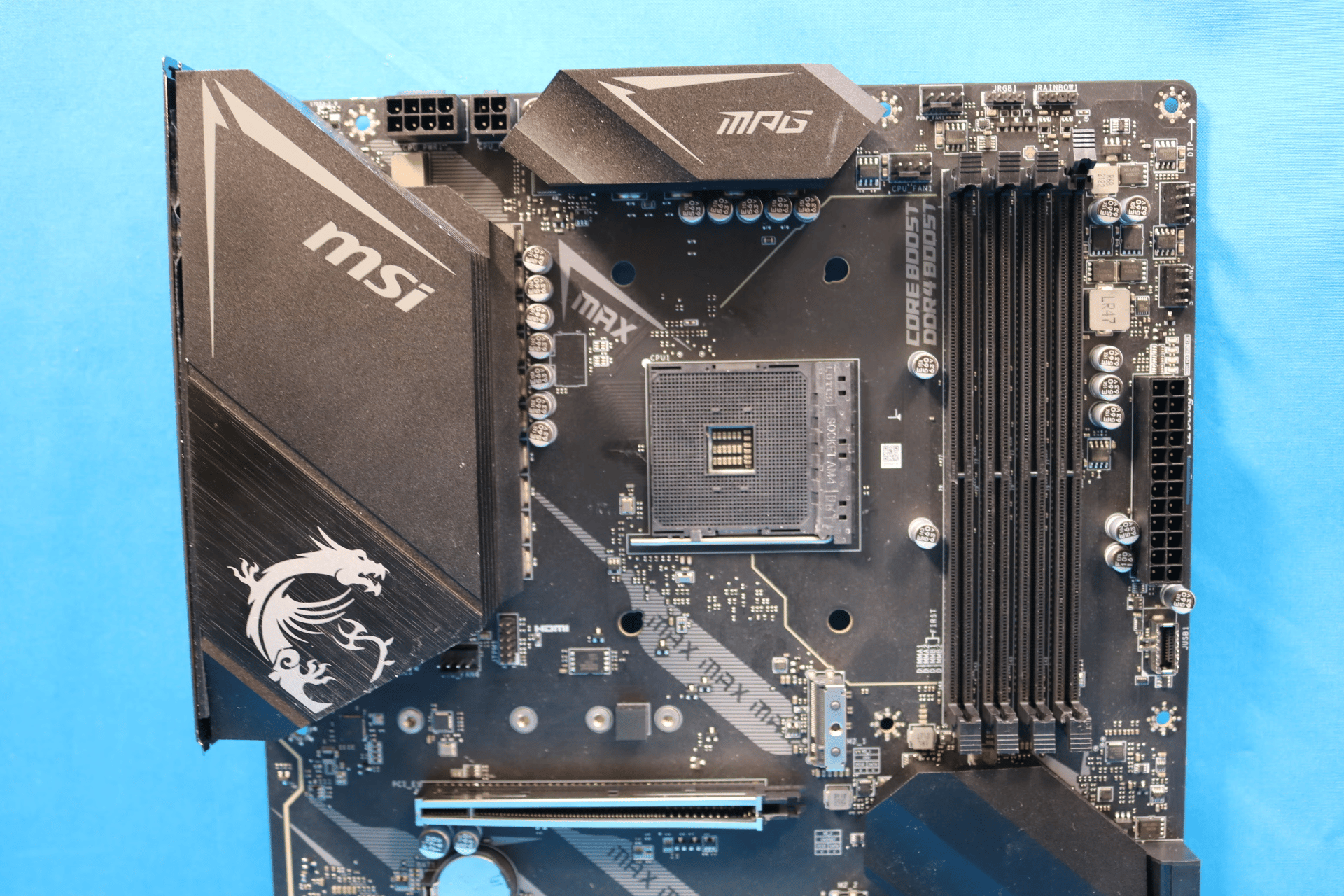 *DAMAGED* MSI MPG X570S Edge Max WIFI AMD Socket AM4 DDR4 ATX Desktop Motherboard
