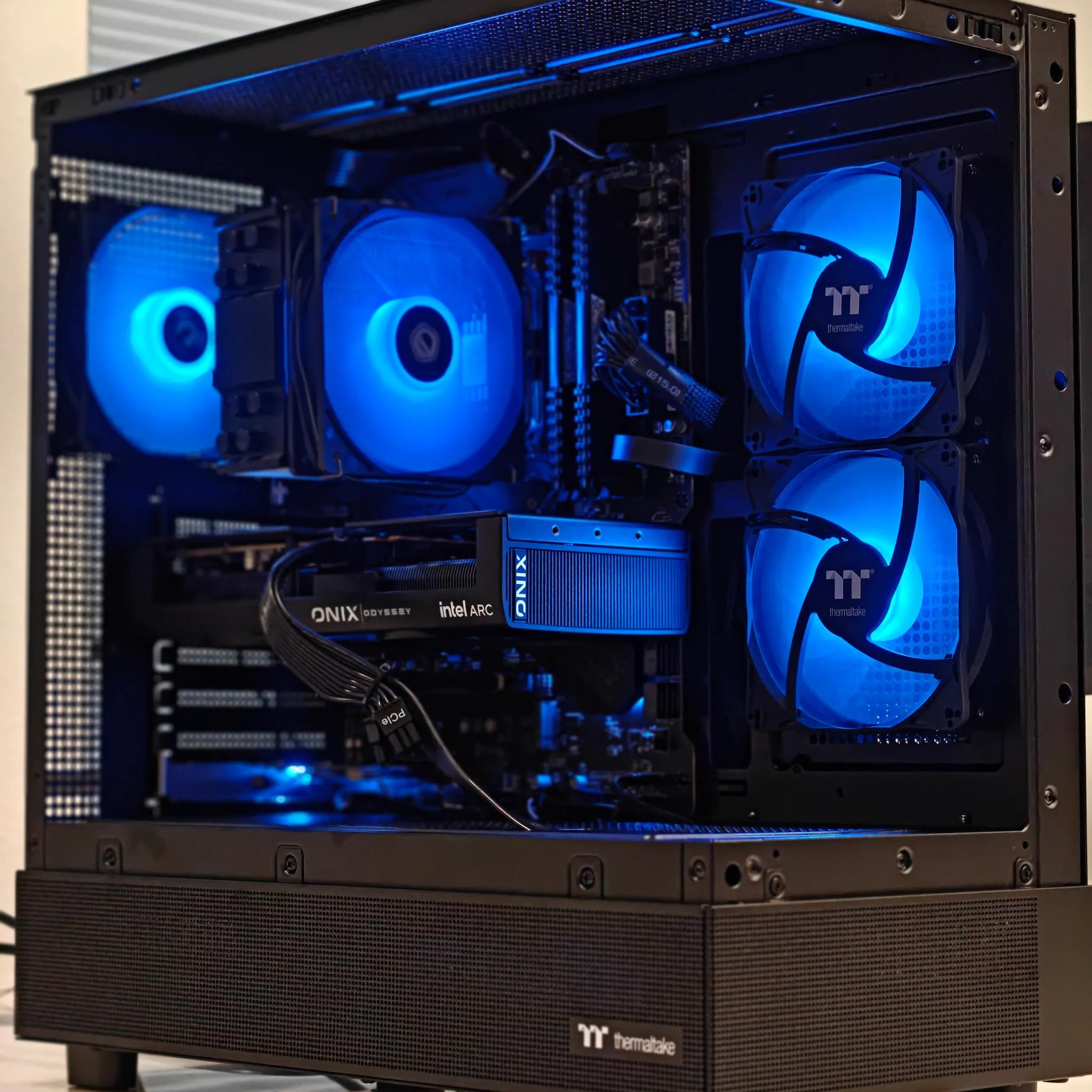 1440p - ARC B580 - Ryzen 7 5700x - ARGB + Wifi - Value PC - Brand New