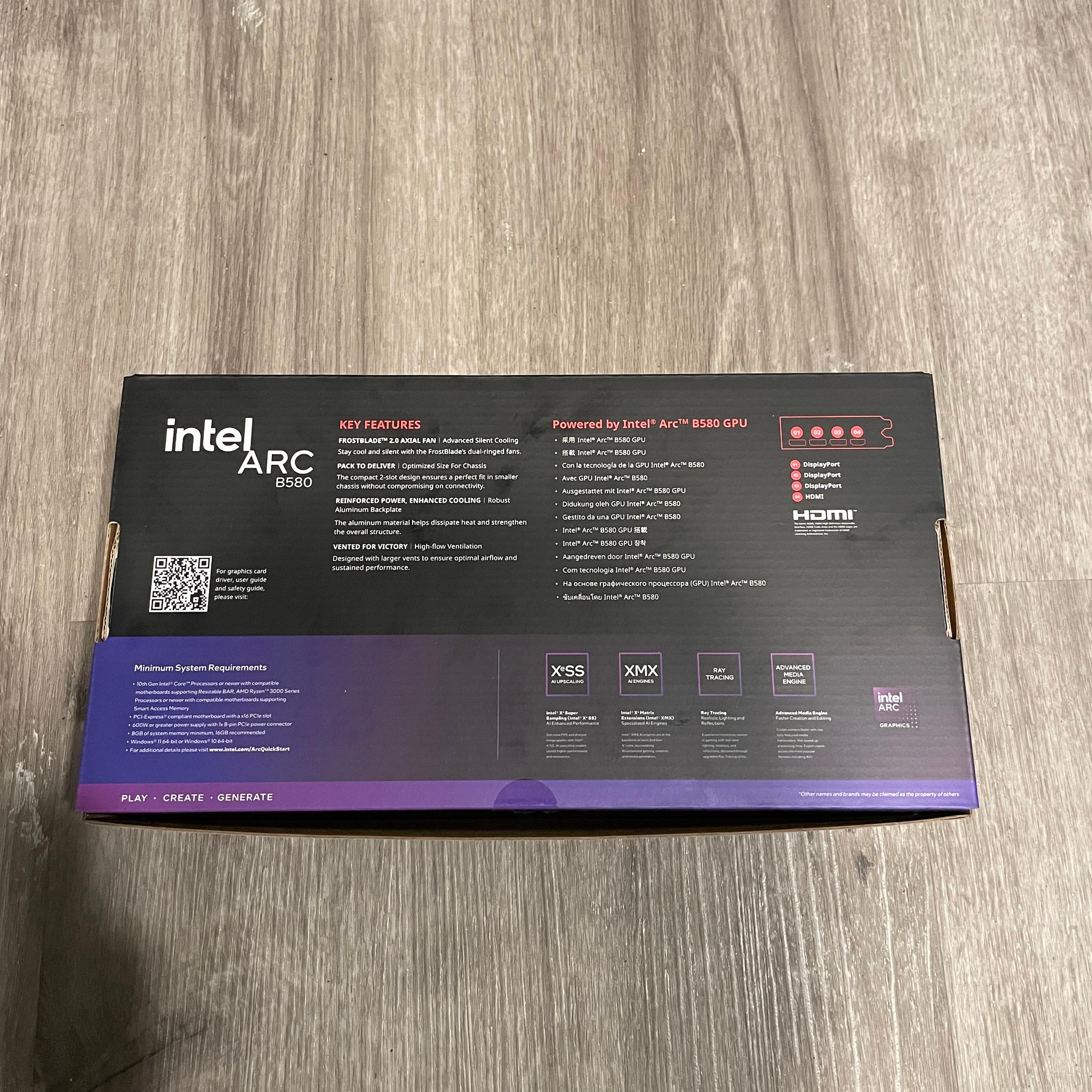 Brand New Acer Nitro Intel Arc B580 GPU