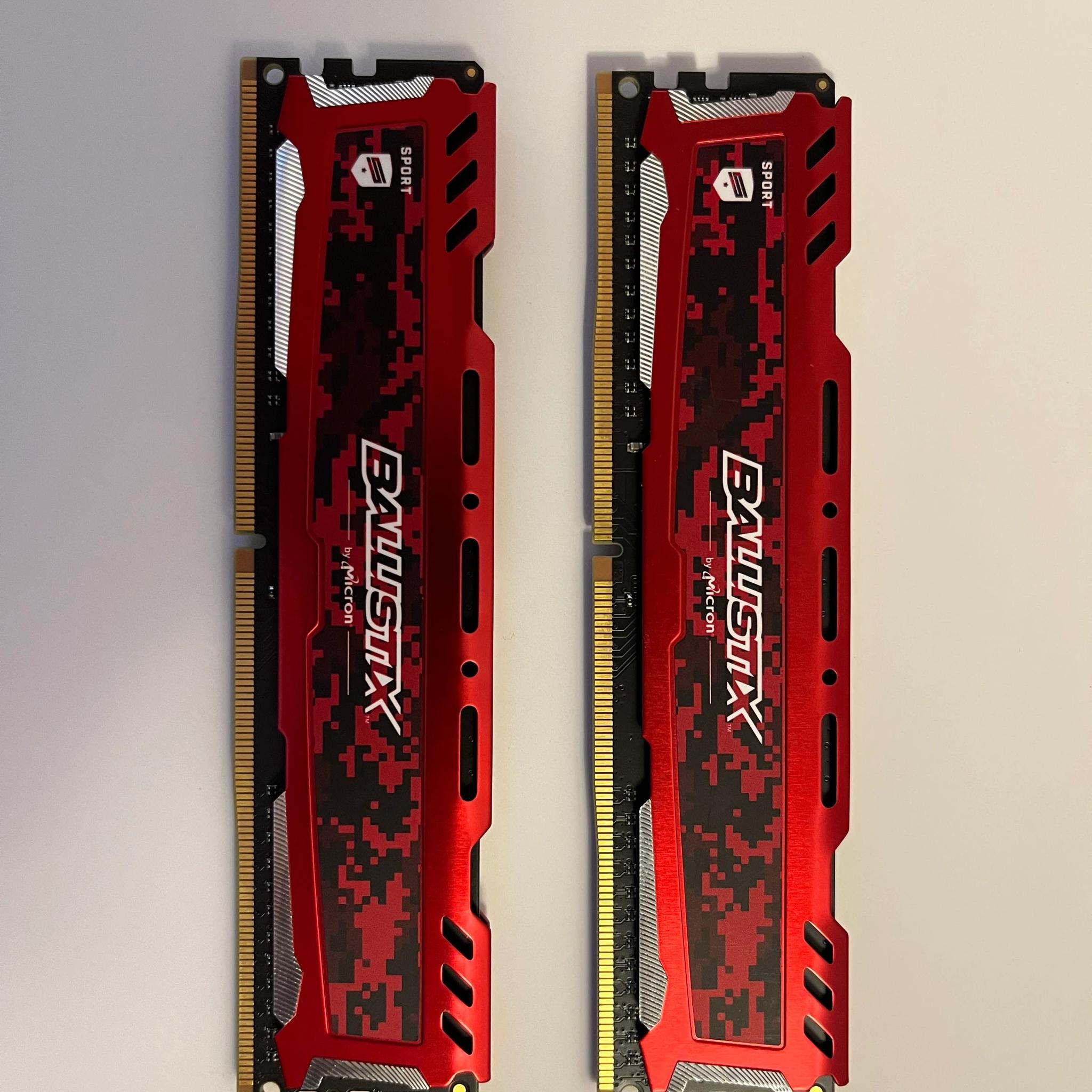 16gb Ballistix 3000mhz CL 16 DDR4 Ram