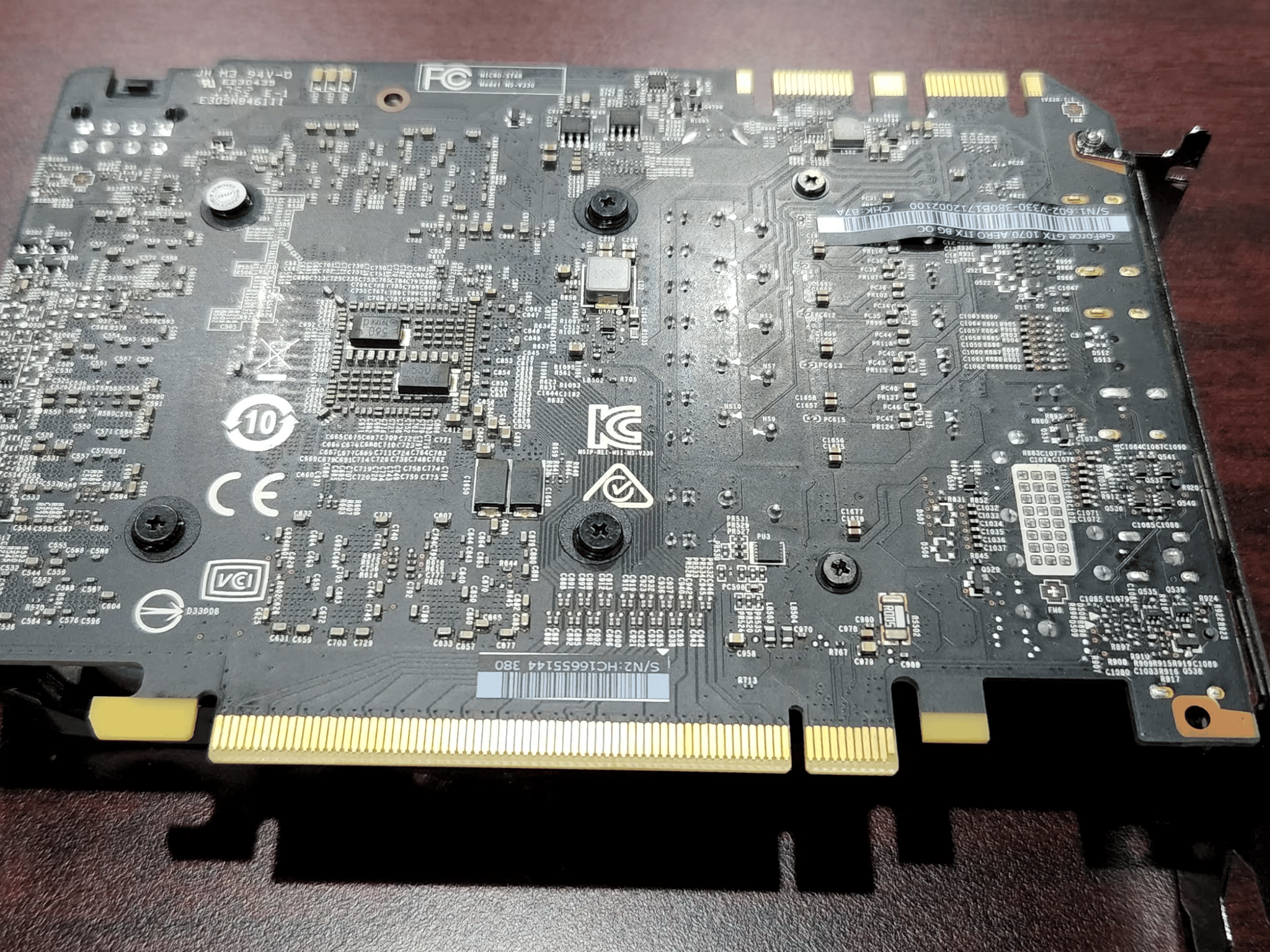 MSI GeForce GTX 1070 AERO ITX 8G OC 8GB GDDR5