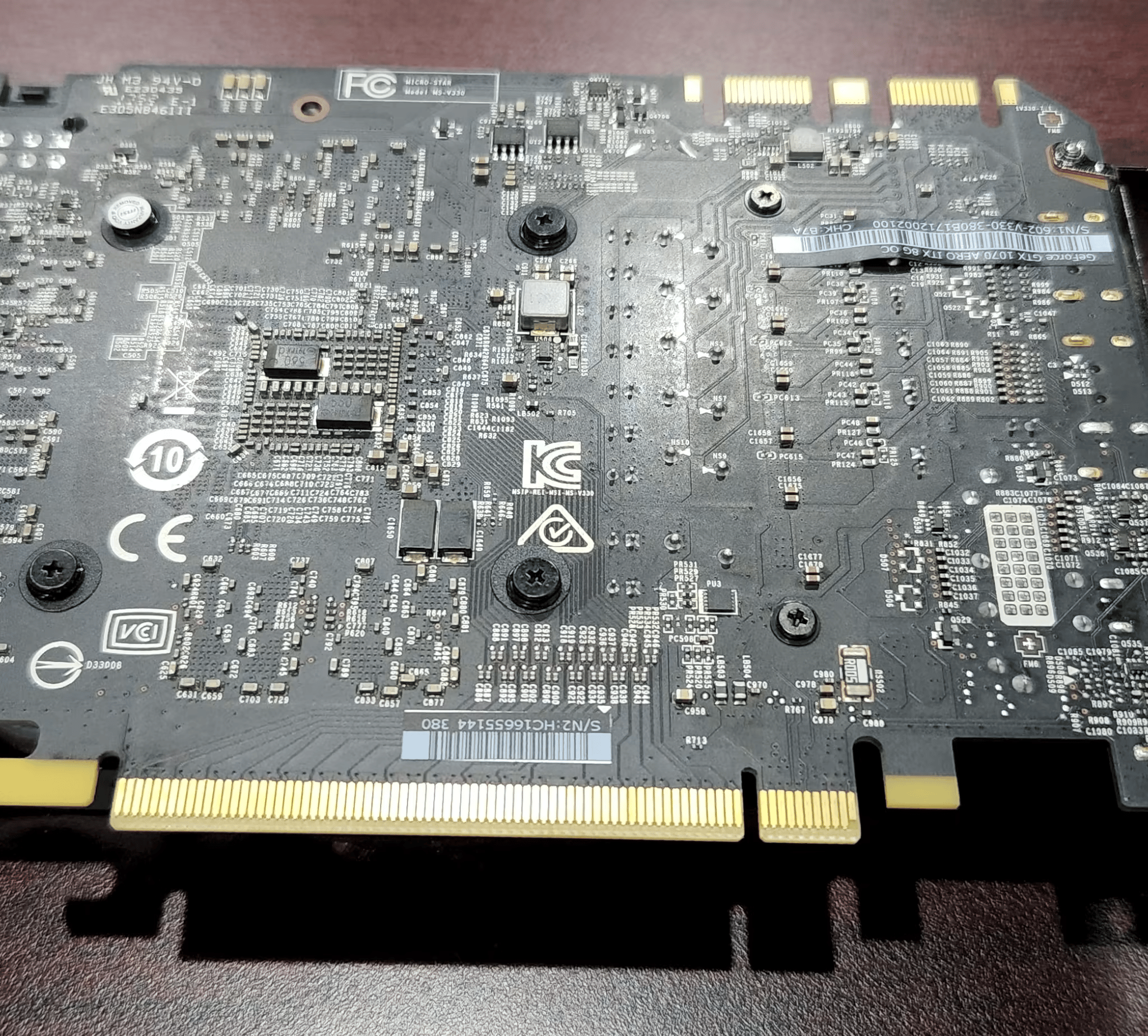 MSI GeForce GTX 1070 AERO ITX 8G OC 8GB GDDR5