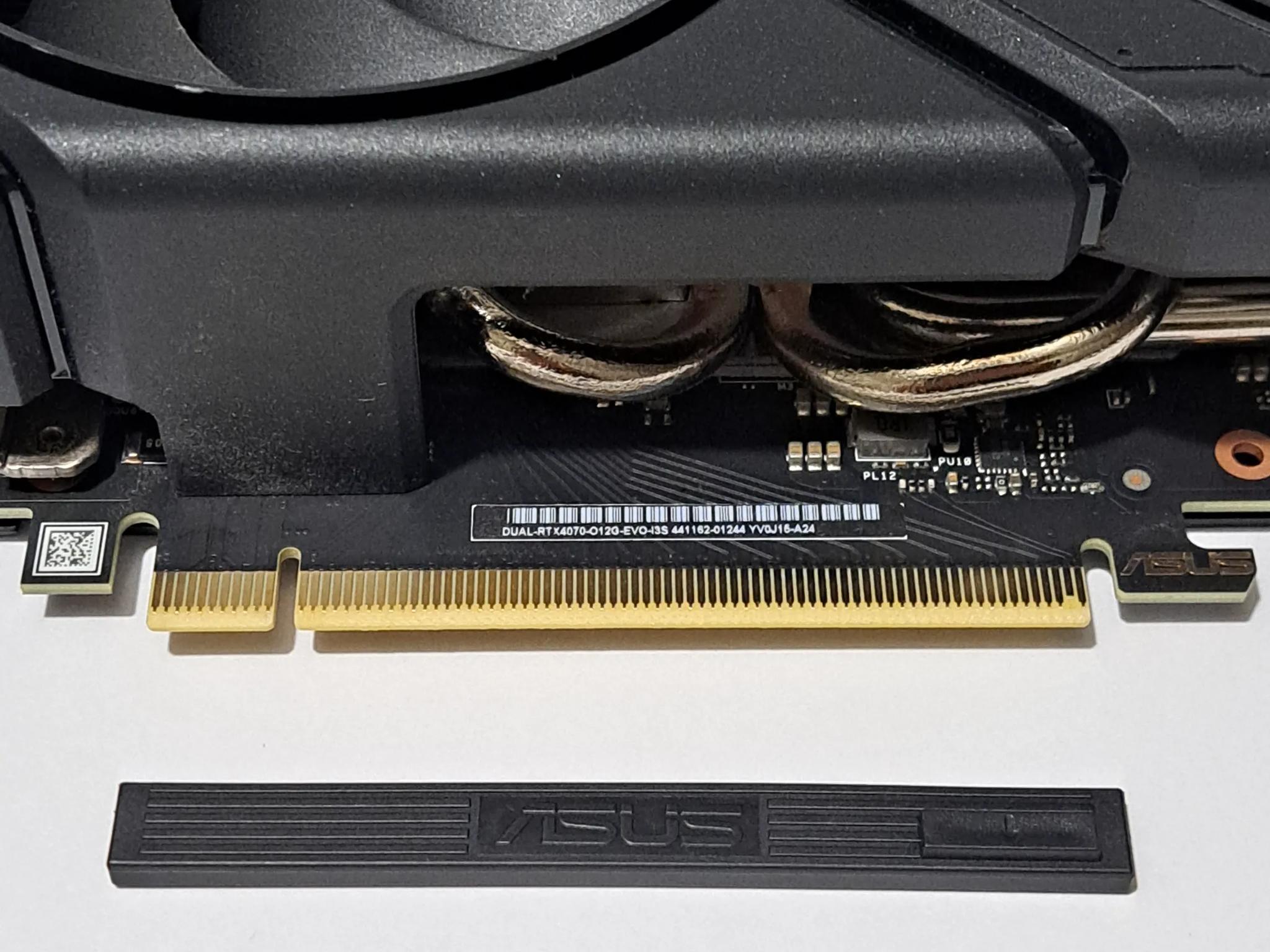 Asus Dual GeForce RTX 4070 OC EVO GPU