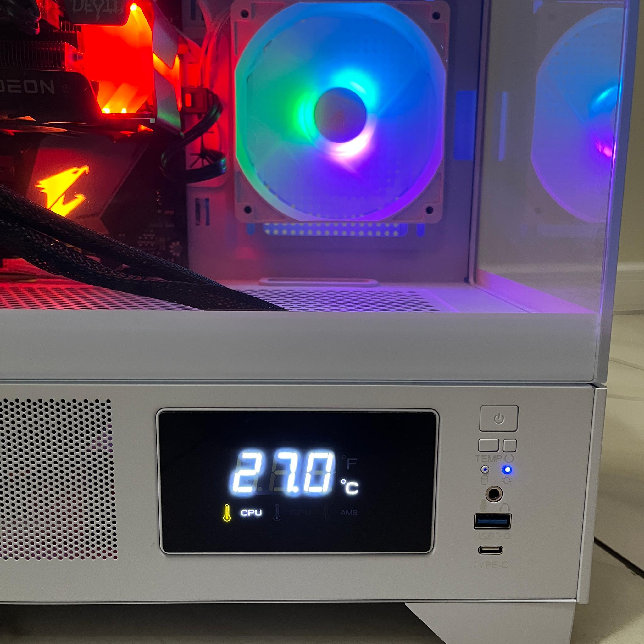 AMD RX 6600 XT, Intel Core i7-8700k, 16GB RAM, 1TB SSD, High FPS Gaming PC w/ Wi-Fi & BT