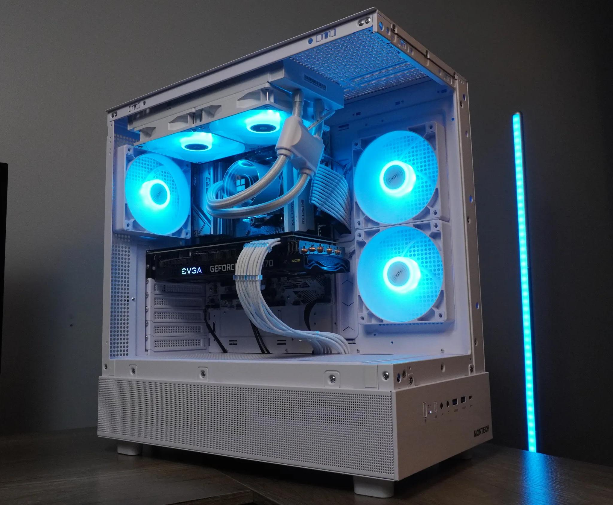 🤍AESTHETIC🤍 1440p GAMING MACHINE 💚RTX 3070 🧡 Ryzen 5 5600x | 32GB | 1TB | WIFI