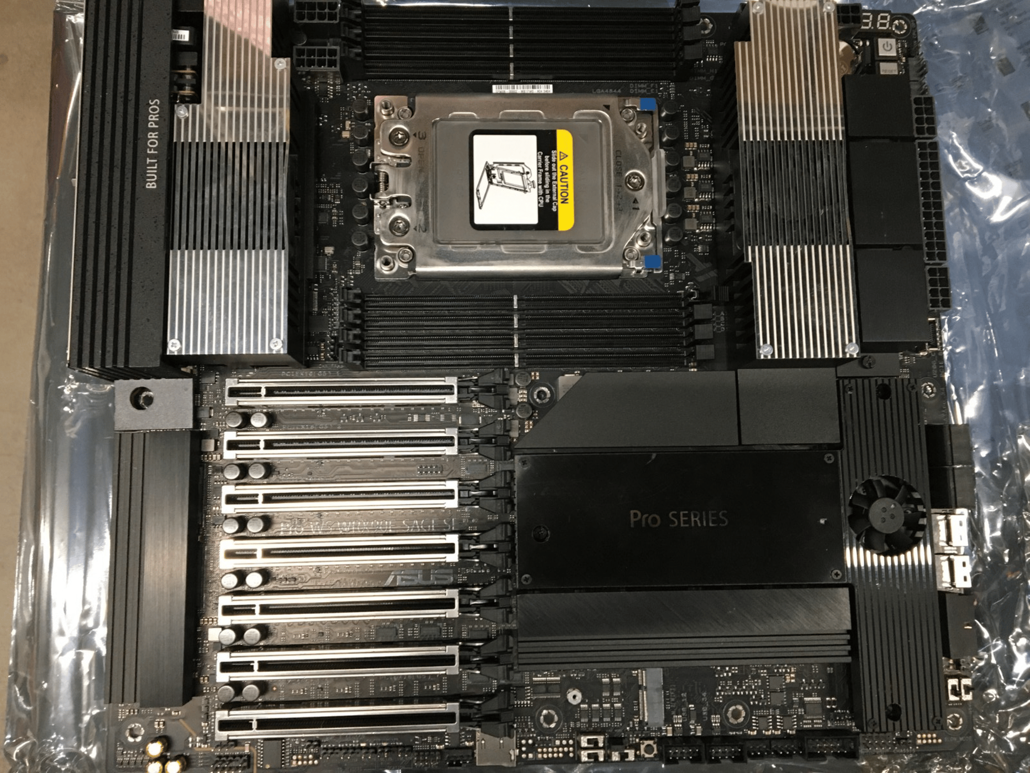 ASUS Pro WS WRX90E-SAGE SE sTR5 DDR5 EEB Motherboard - Open Box Board Only