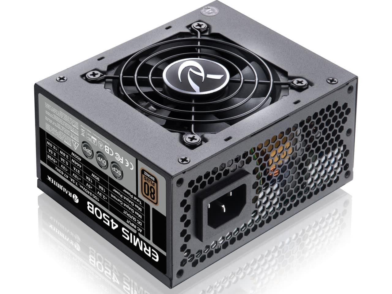 SFX 450W RAIJINTEK ERMIS 450B, 80+ Bronze