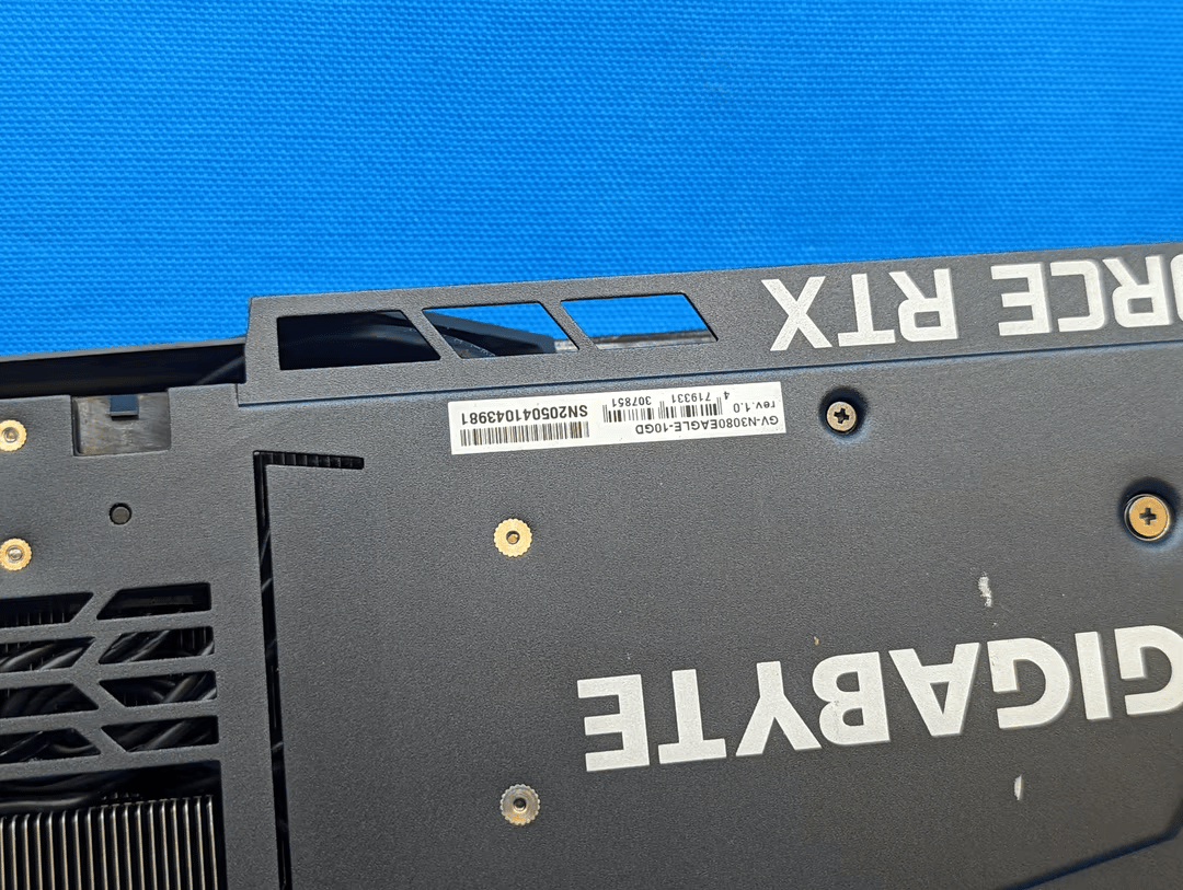 RTX 3080 10GB Gigabyte Eagle OC - GV-N3080EAGLE-10GD - GPU Video Graphics Card NVIDIA 