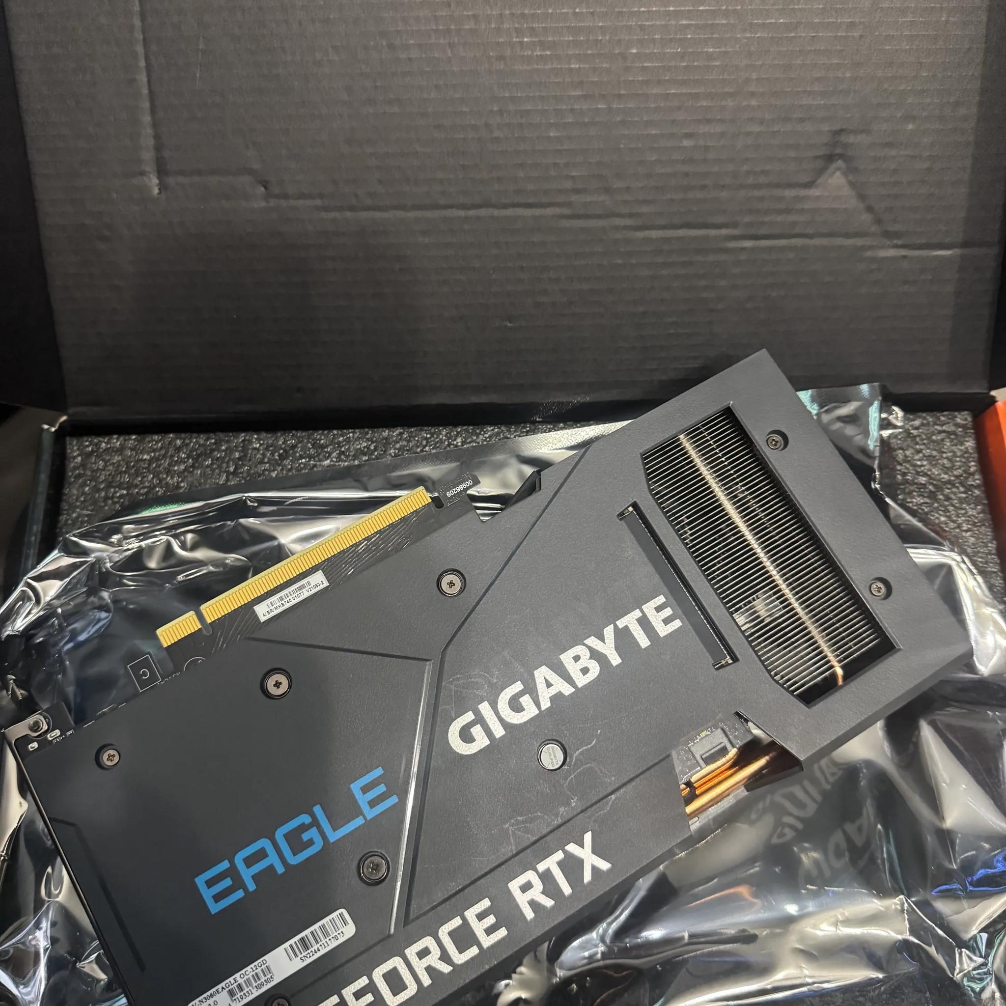 Gigabyte 3060 12gb Eagle - Never used Came back from RMA