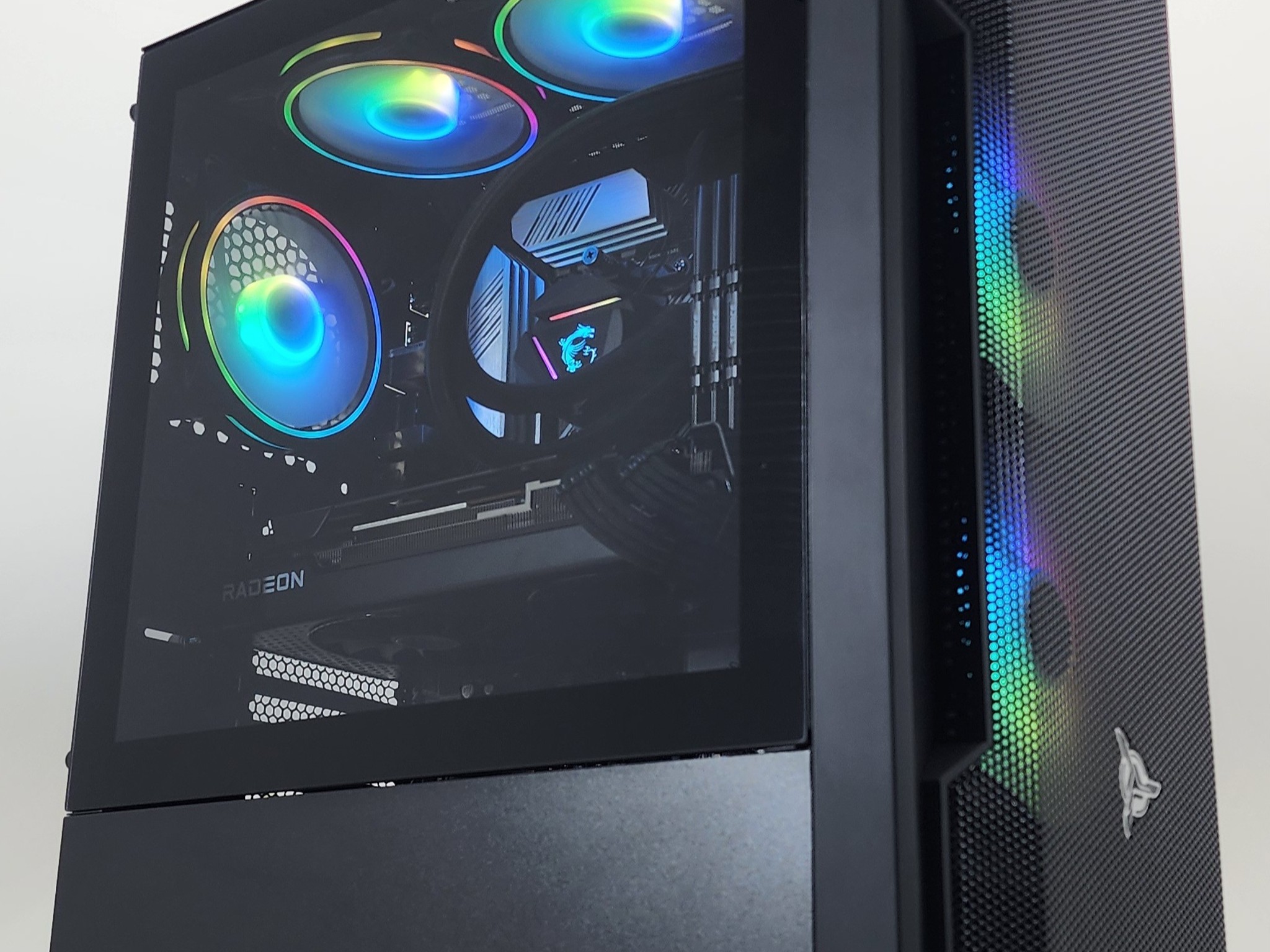 Gaming PC Ryzen 7 5700X3D 32GB RAM 1TB SSD RX 7800 XT 16GB Windows 11 Computer