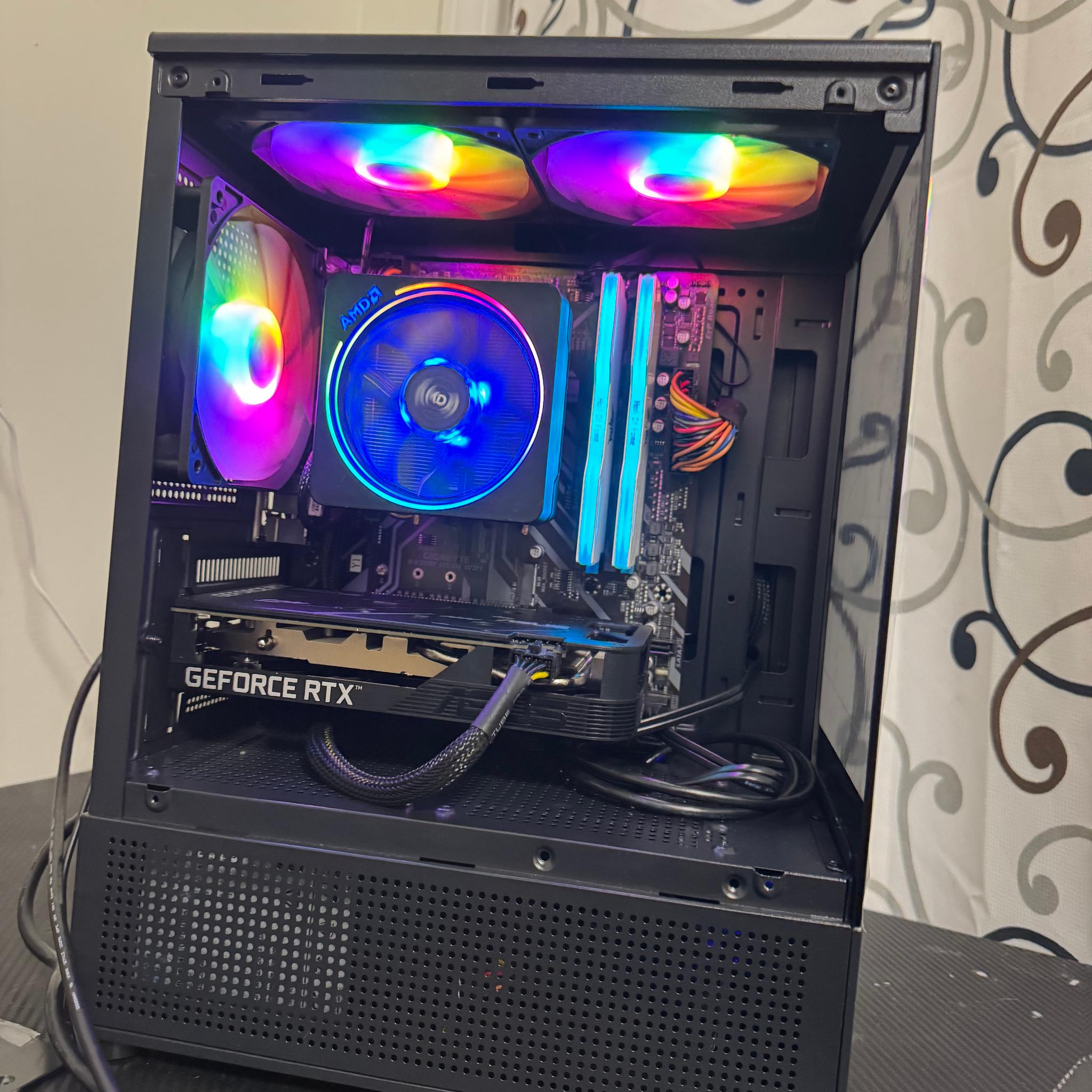 GeForce RTX 4060 Custom Gaming PC - Ryzen 5 5500, 1TB SSD