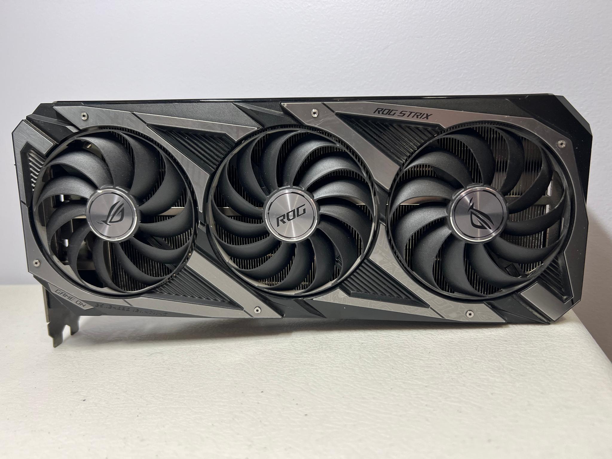 Asus RTX 3060ti ROG STRIX 8gb Graphics Card