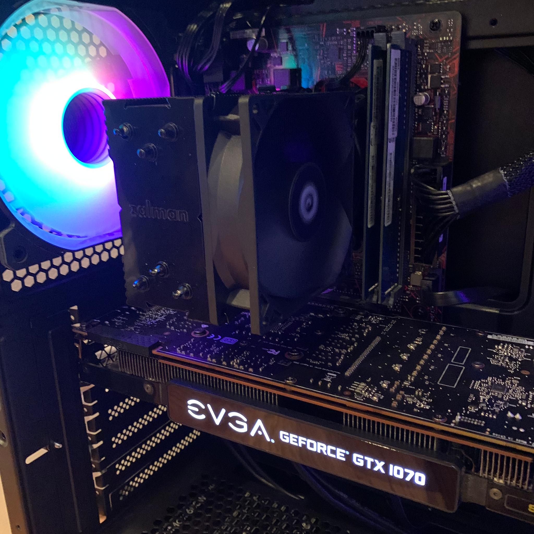 NVIDIA GTX 1070 i5 8400 CUSTOM GAMING PC 16GB DDR4 512GB SSD RGB WINDOWS 10 INSTALLED