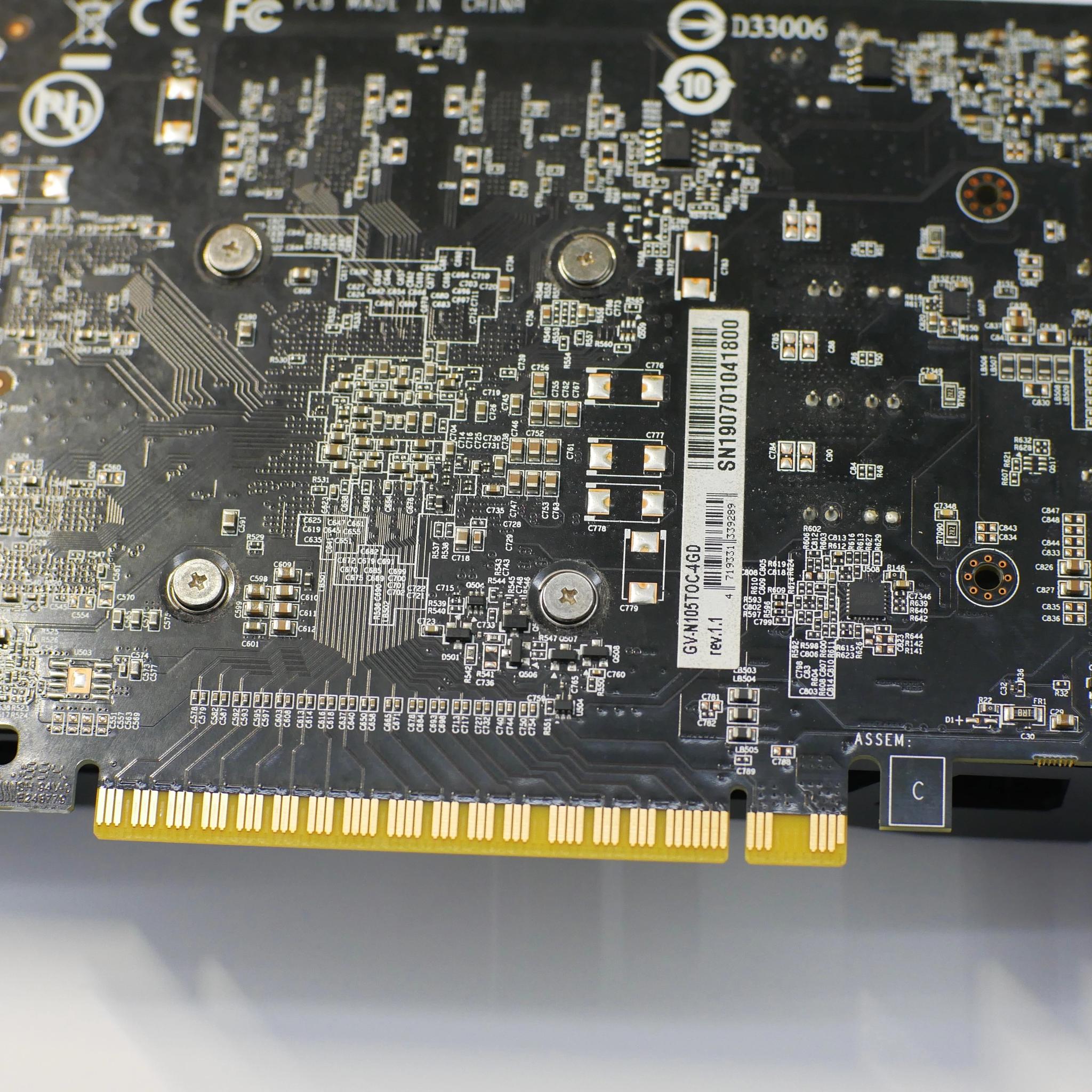 GIGABYTE GeForce GTX 1050 TI 4gb Graphics Card GPU
