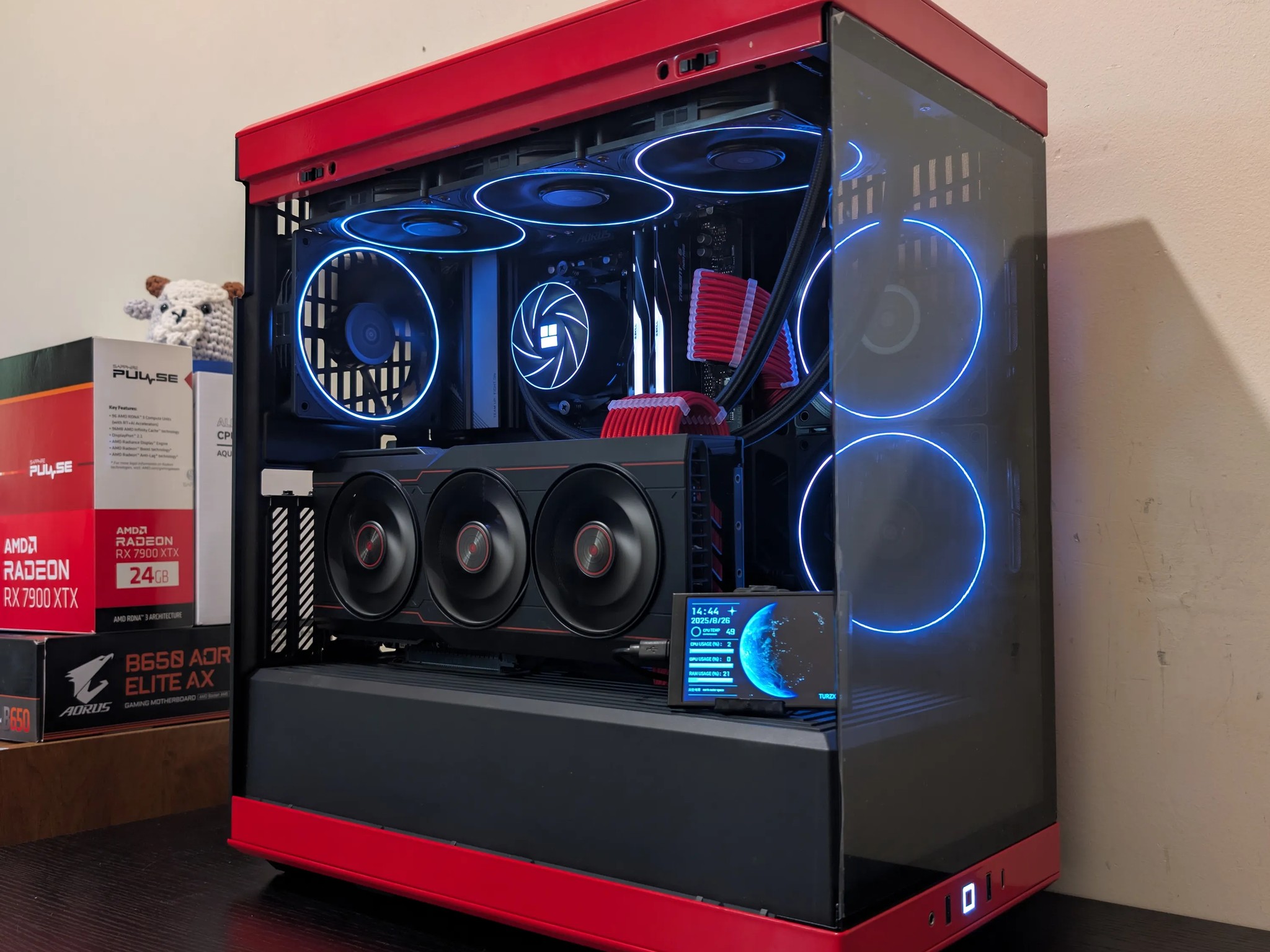 🟥⬛ 4K Gaming Beast | RX 7900XTX | Ryzen 7 7800X3D | 2TB SSD | 32GB RAM | WiFi 6 & Bluetooth ⬛🟥