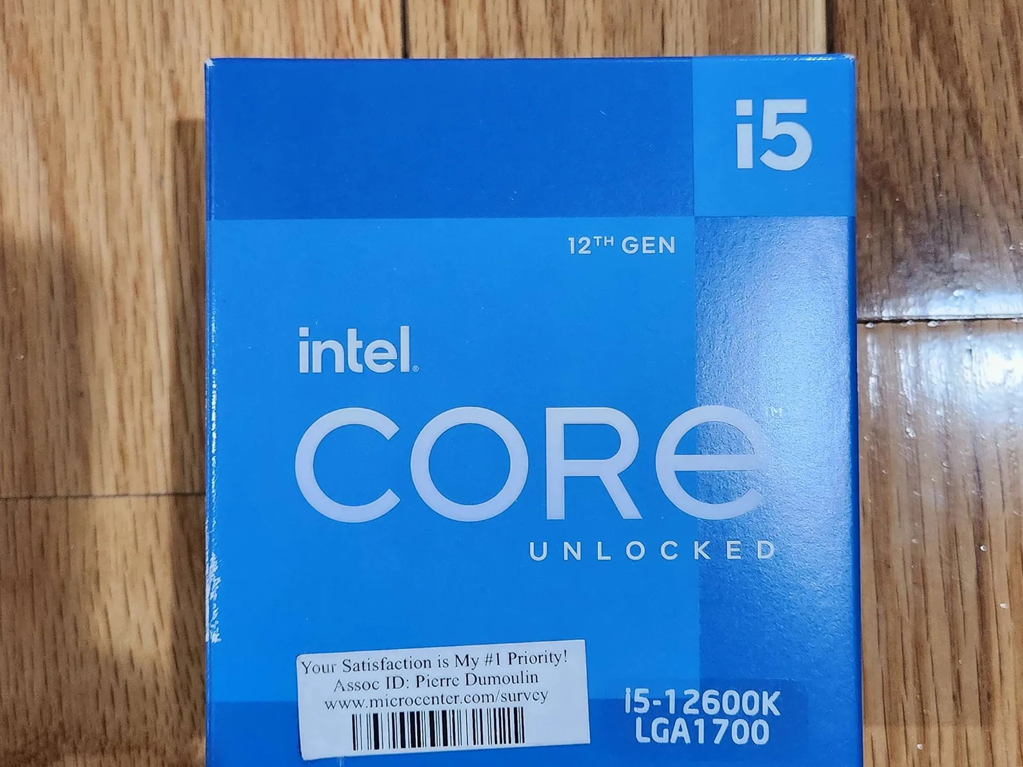 Intel i5-12600K Alder Lake 12th Generation CPU LGA 1700