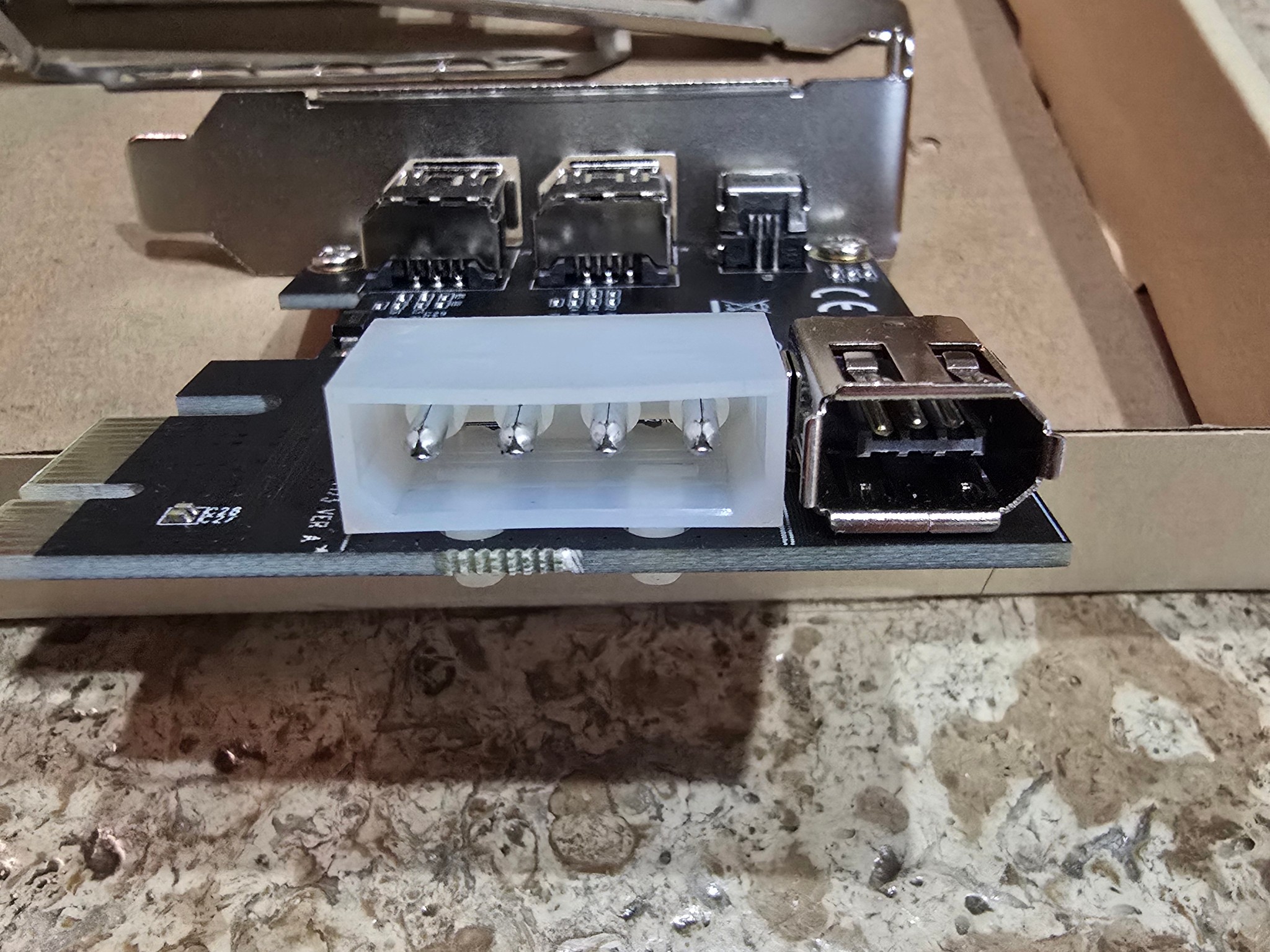 Firewire Card Internal Firewire Port Cards 1394A PCIE 4-Ports FireWire 400 Expansion Card