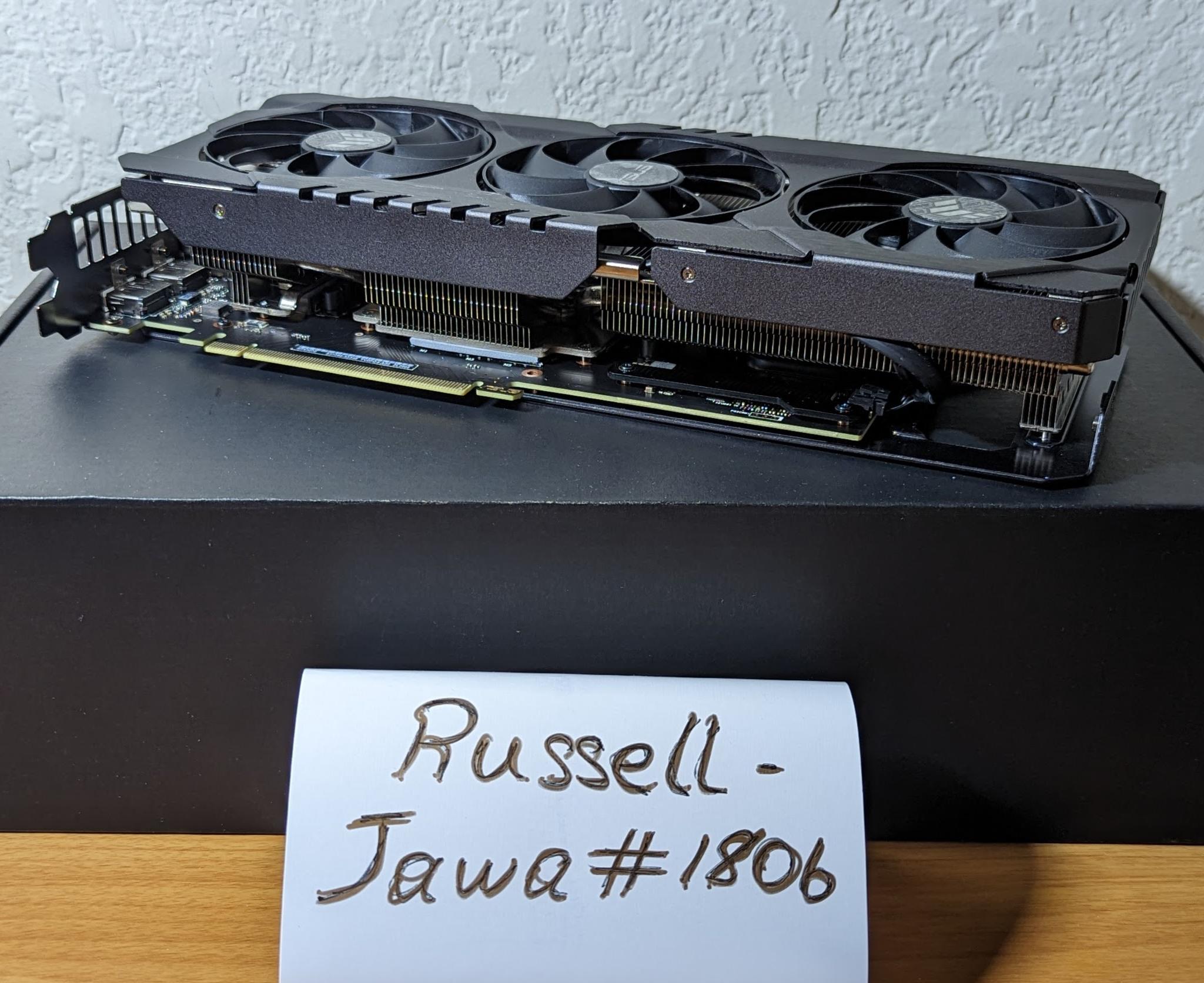 RTX 3070 ASUS TUF GAMING 8Gb in Great Condition For Sale