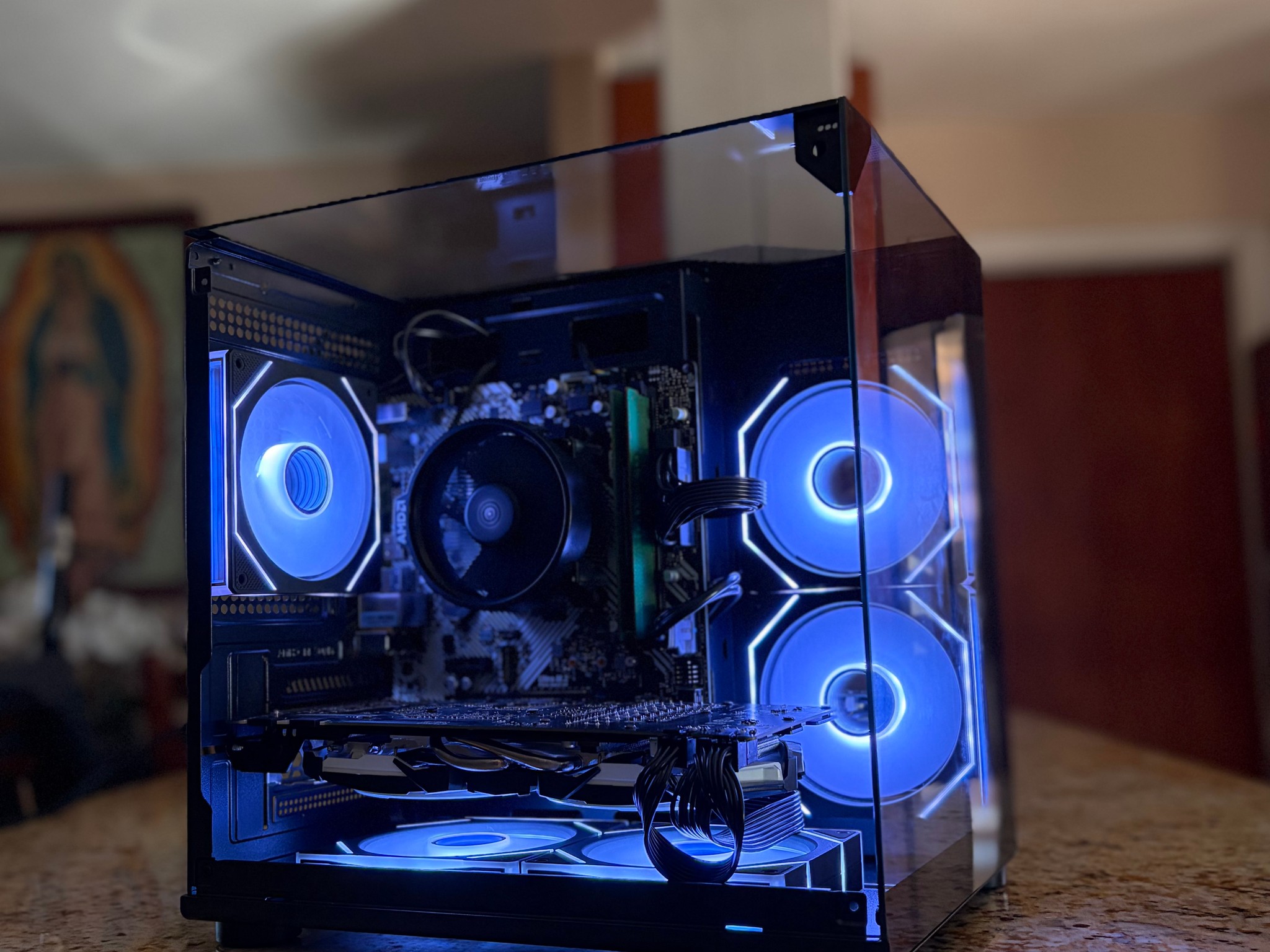 Black Budget Gaming PC | GTX 1080 8GB | RYZEN 5 3600 | 16GB RAM | 1TB SATA SSD | Wi-Fi + BT