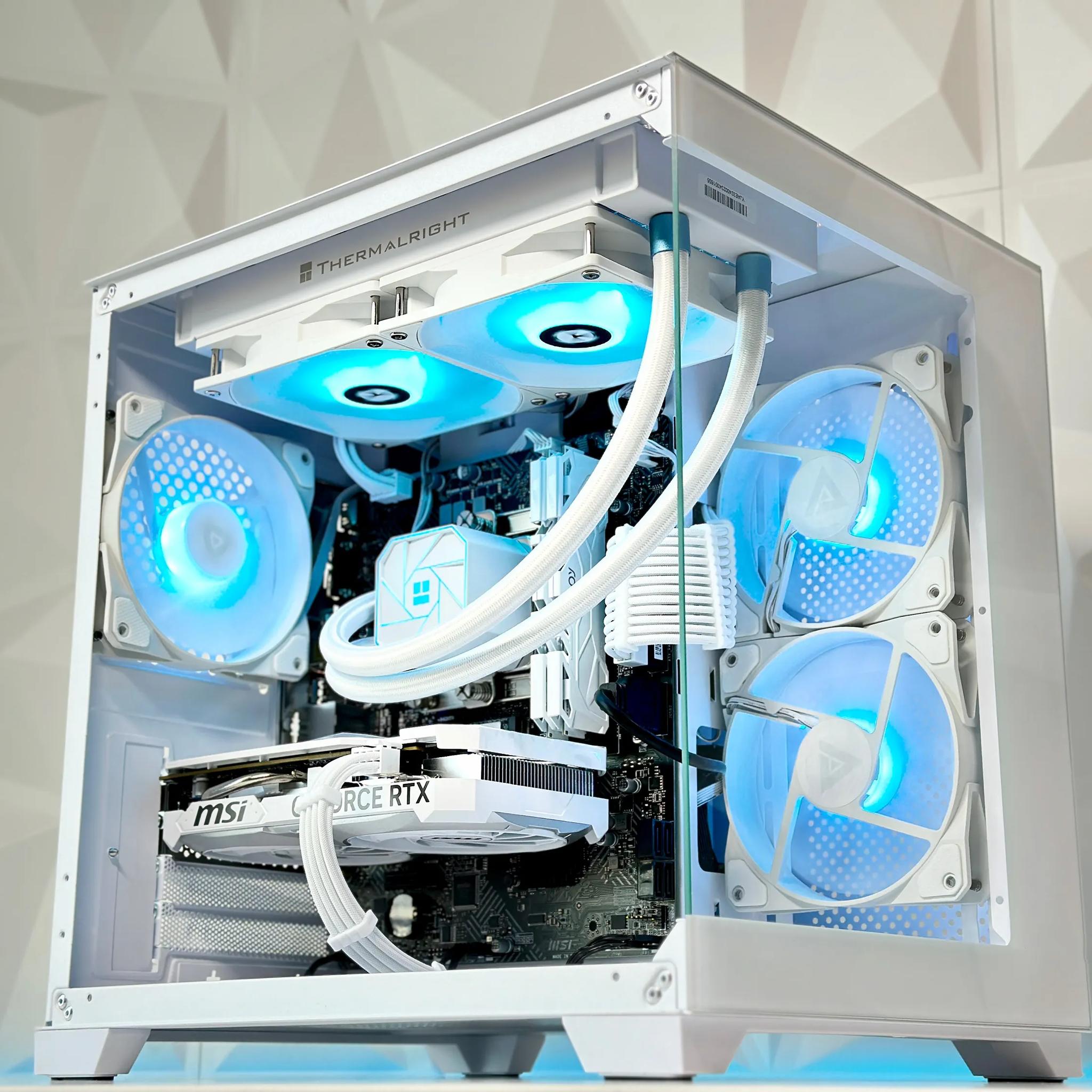 Liquid Cooled Gaming PC❄️Nvidia RTX 4060 8GB❄️Intel 13100F❄️16GB DDR4❄️1TB NVME