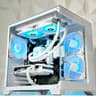 Liquid Cooled Gaming PC❄️Nvidia RTX 4060 8GB❄️Intel 13100F❄️16GB DDR4❄️1TB NVME