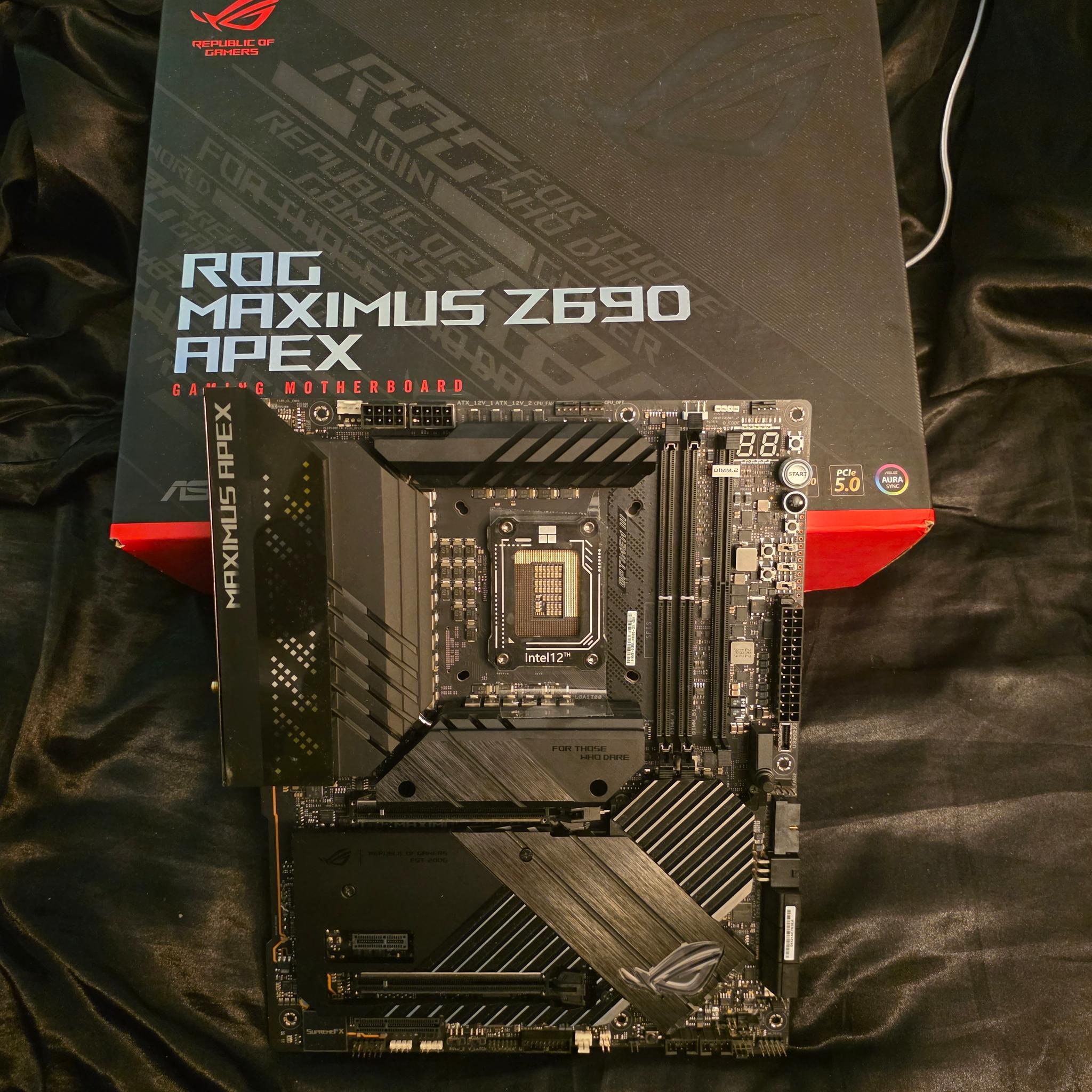 Rog maximus z690 apex (bios updated)