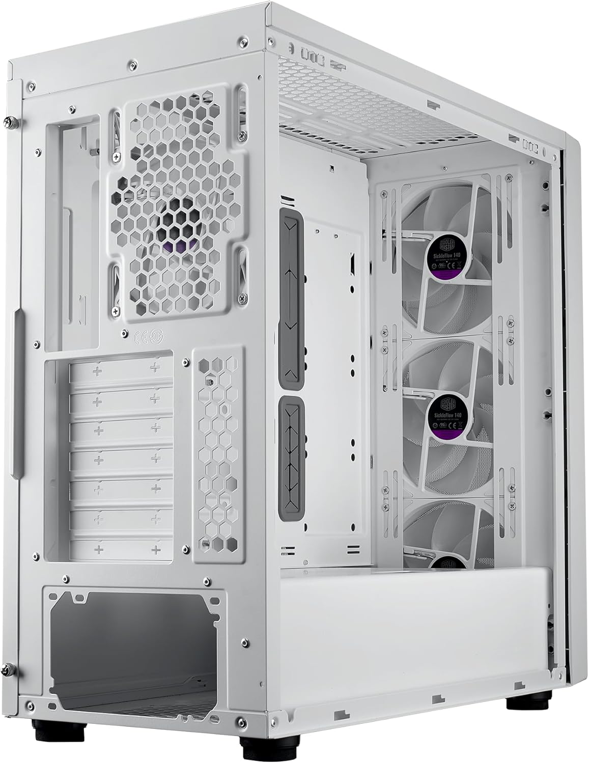 Cooler Master Masterbox 600 White MB600-WGNN-S00 ATX Mid Desktop Computer Case
