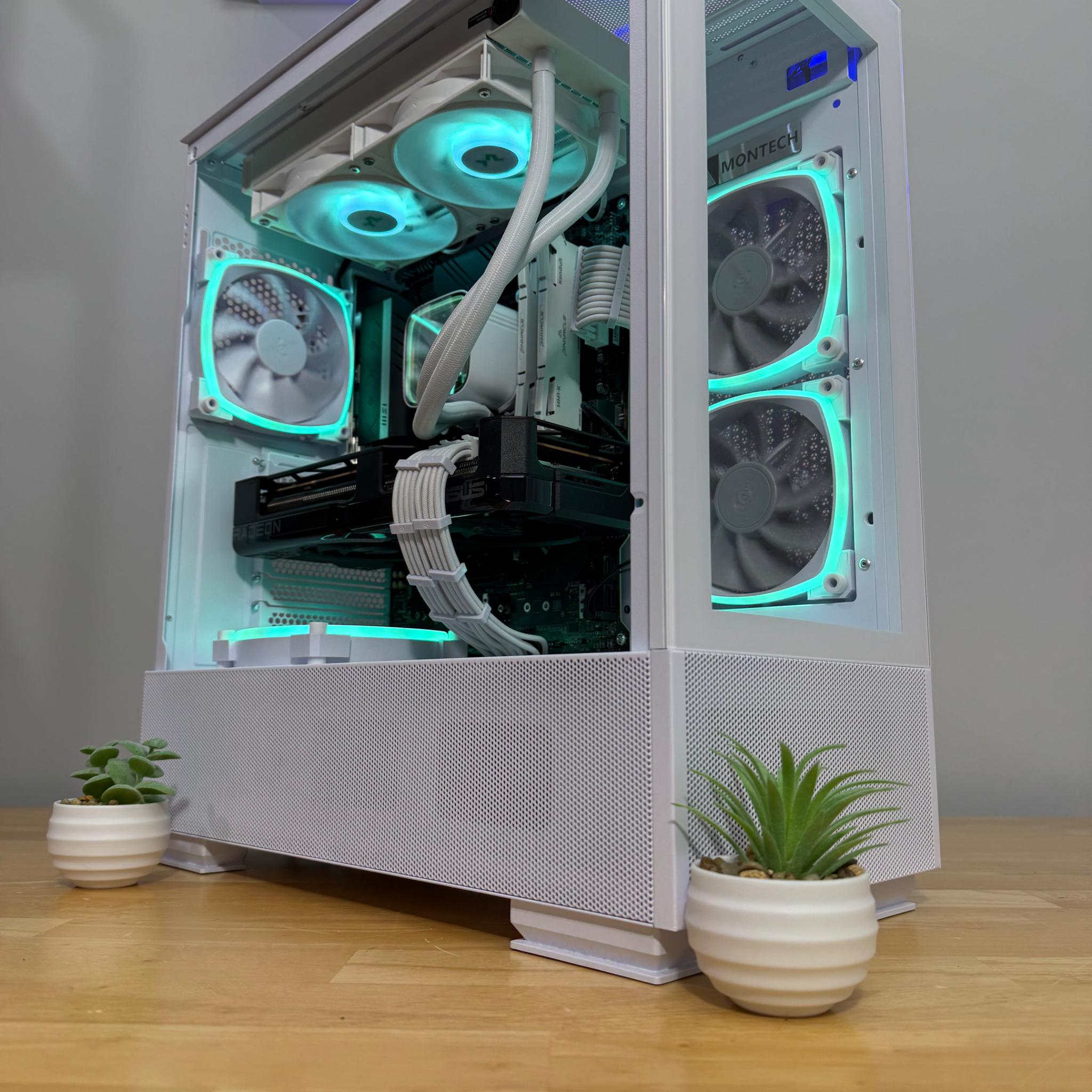 🧊ICE🧊-Liquid Cooled High-End Gaming PC-Rx 7800 xt-I5 12600KF-32GB Ram-1TB SSD