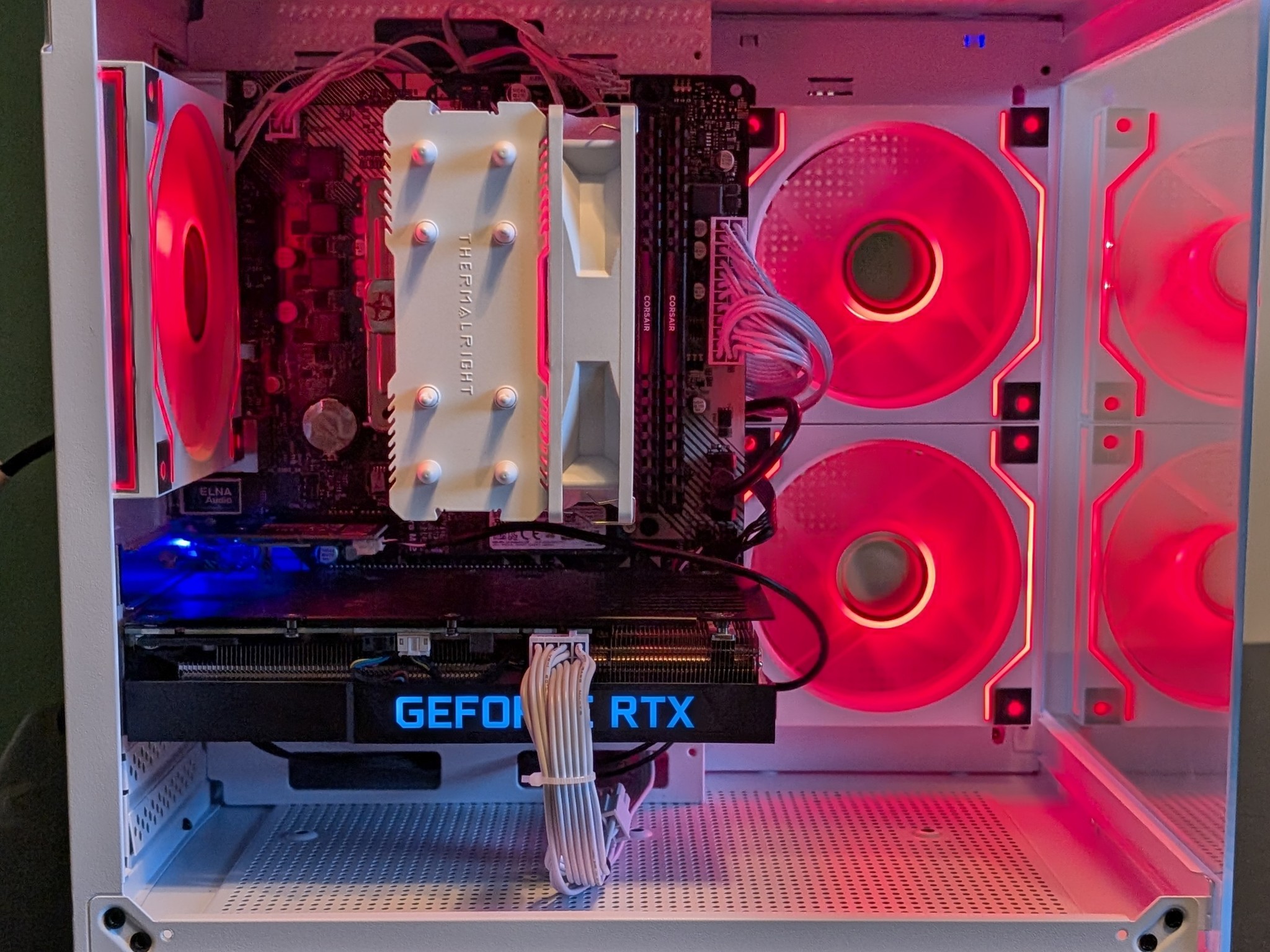 Ryzen 5 3600 | RTX 3060 Ti - White Fish Tank Gaming PC