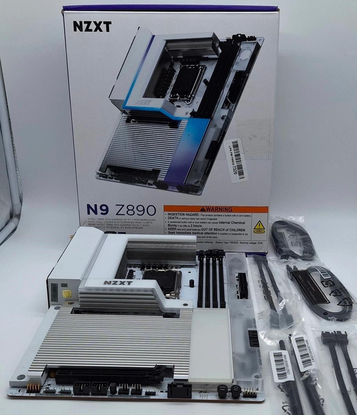 NZXT N9 Z890 + 270 kplus + 500GB NMVE  Z890 LGA 1851 ATX DDR5 WIFI 7 Gaming