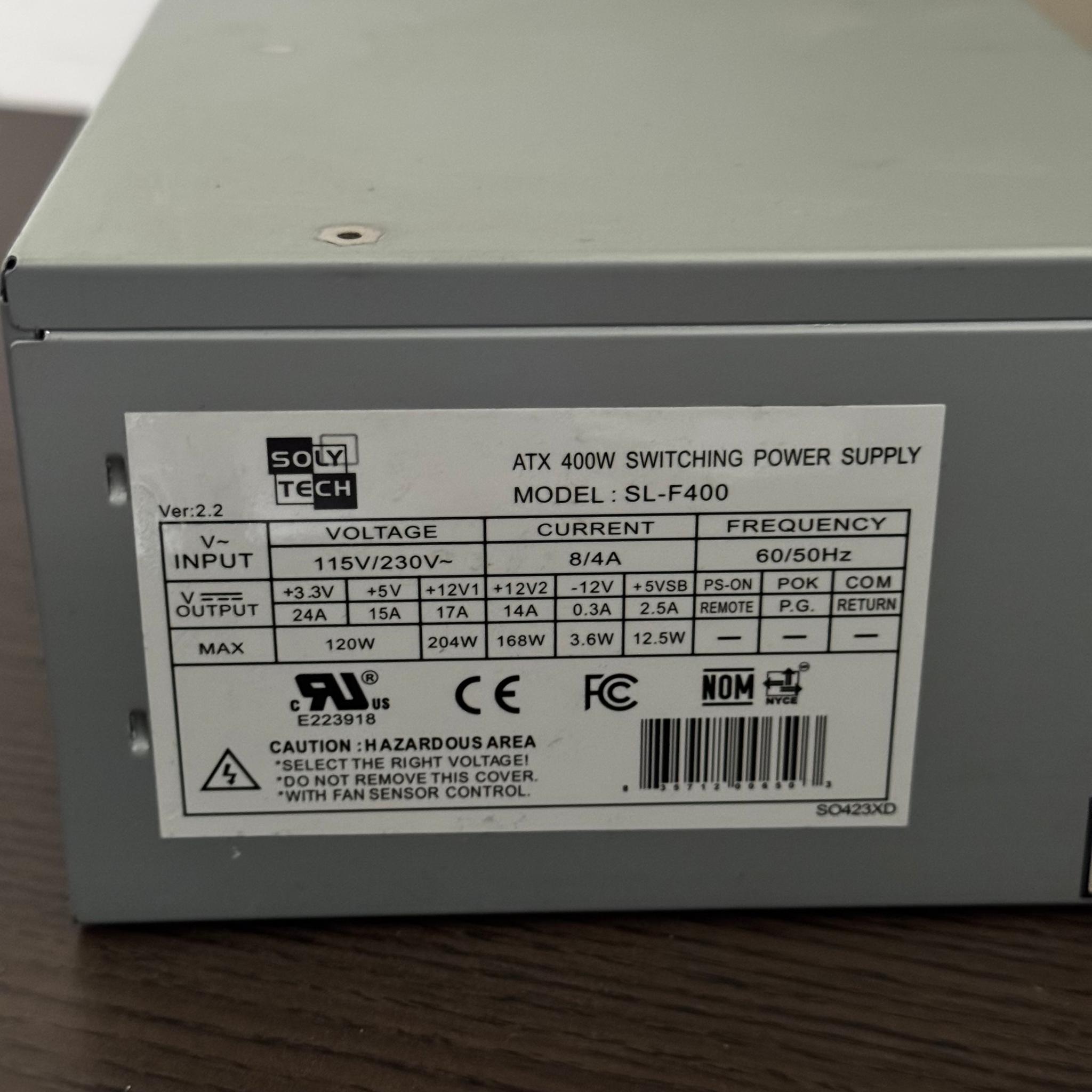 Solytech SL-F400 power supply