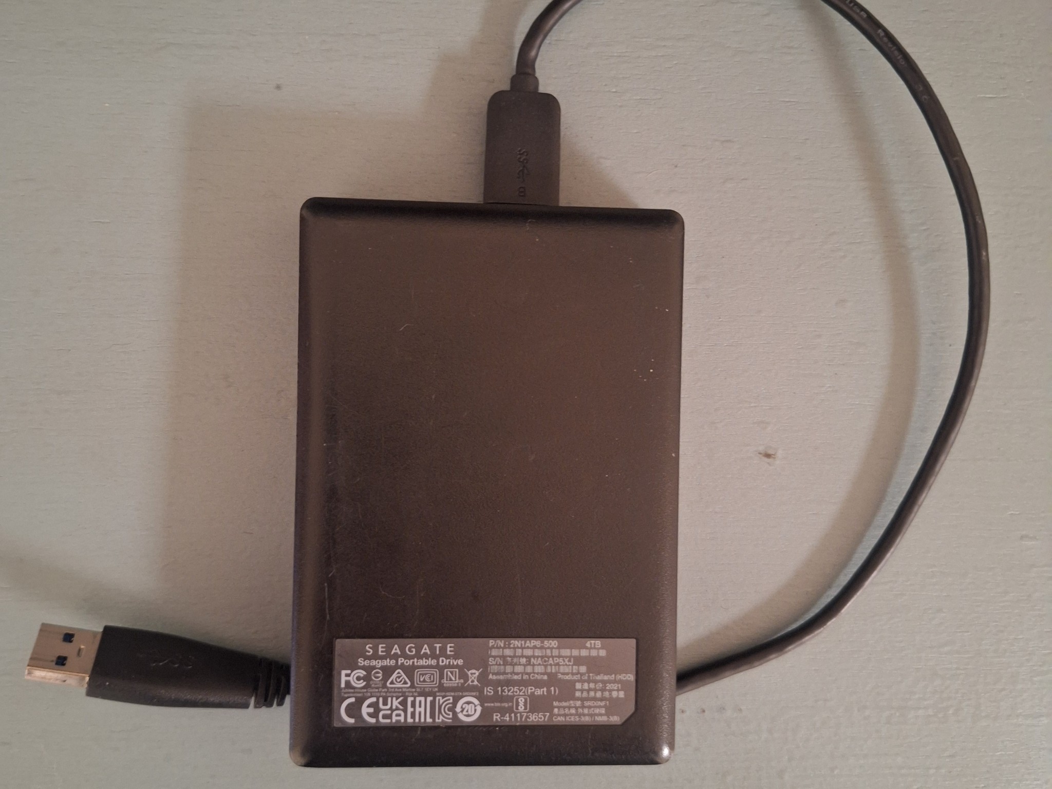Seagate External 4TB HDD- Like New!
