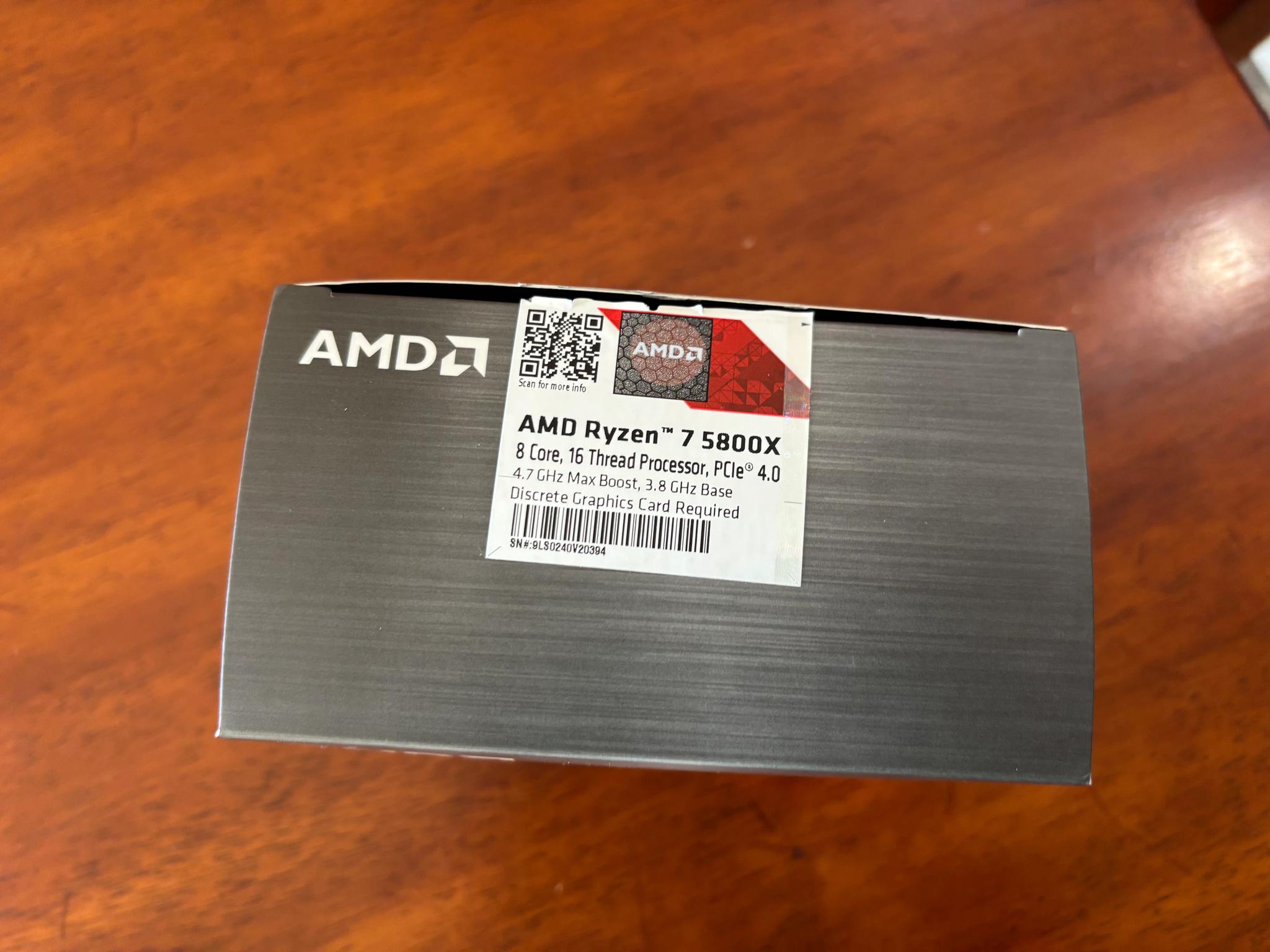 Ryzen 7 5800x AM4 CPU