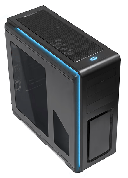 Phanteks Enthoo Luxe full tower computer case in original retail box with all parts and accessories