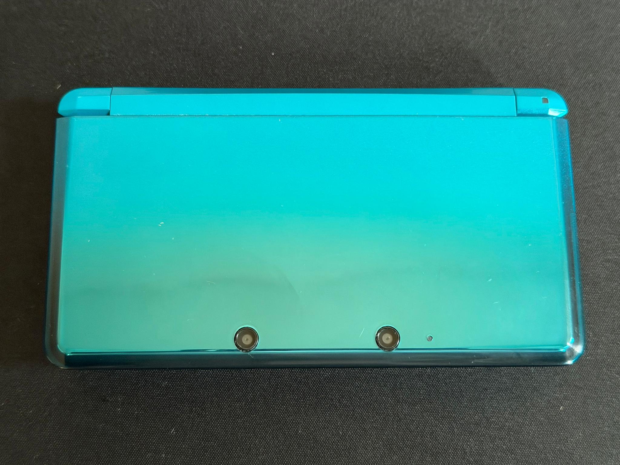 Nintendo 3DS Aqua Blue Teal Console CTR-001 USA System, Tested