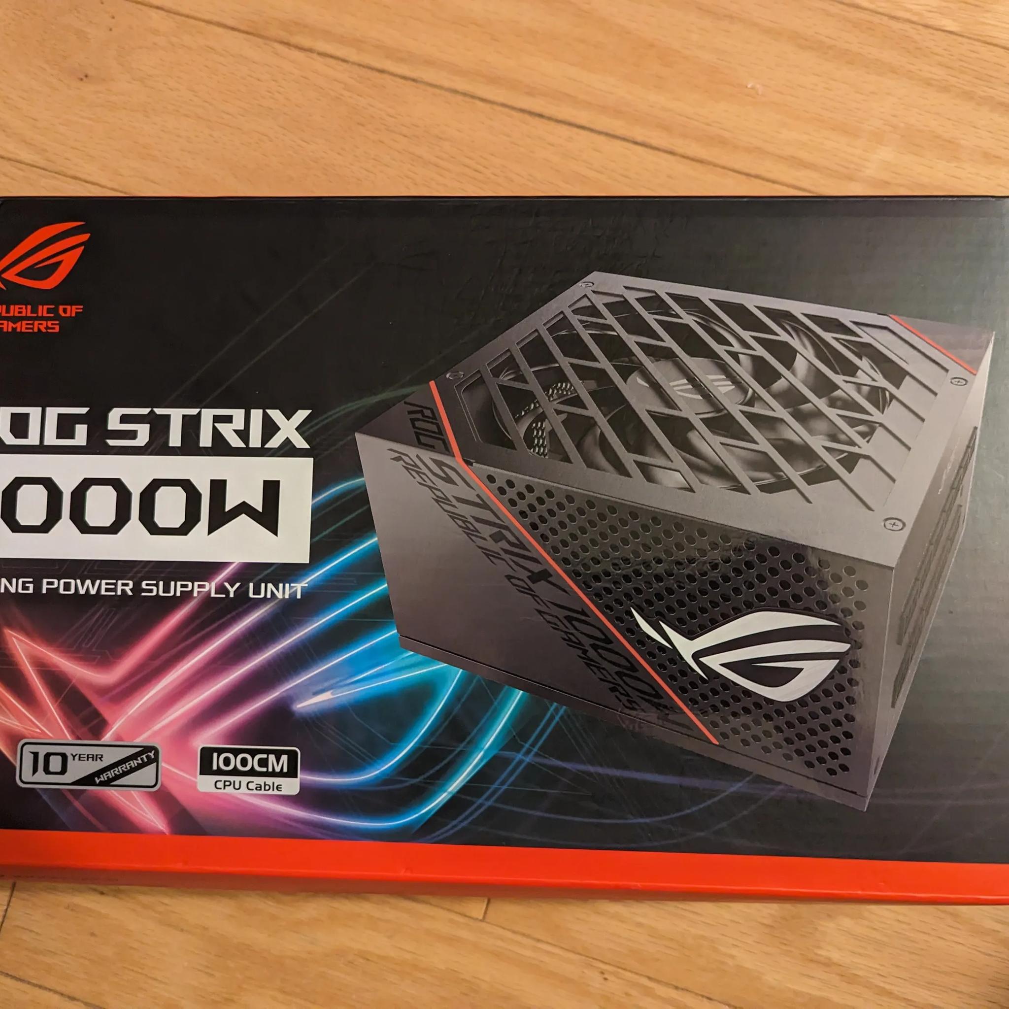New Unused Open RoG Strix 1000W PSU For Sale!