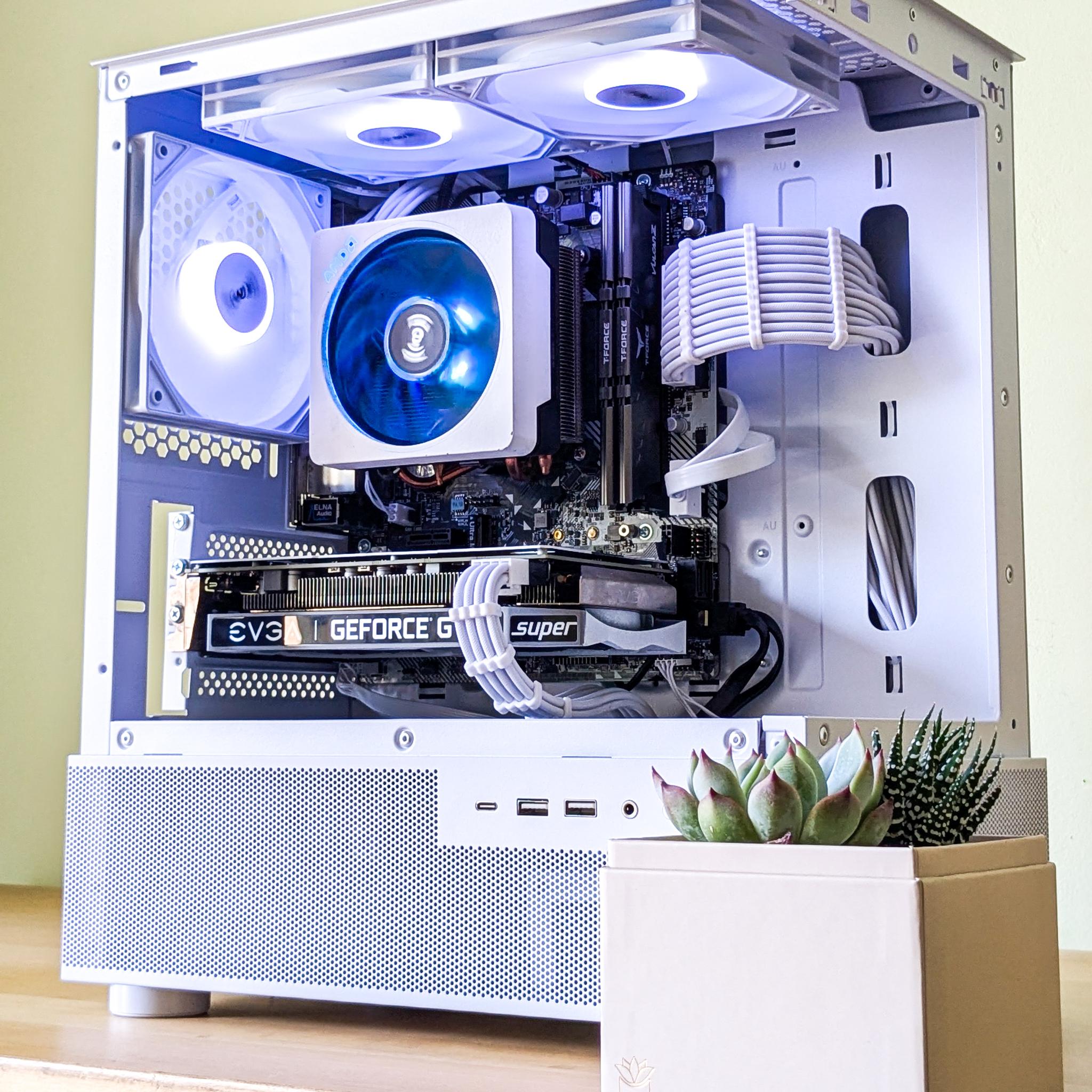 🌊 Azure Tempest ❄️ || GTX 1660 Super | AMD Ryzen 5 2600 | 16GB DDR4 RAM | 1TB + 128GB Storage