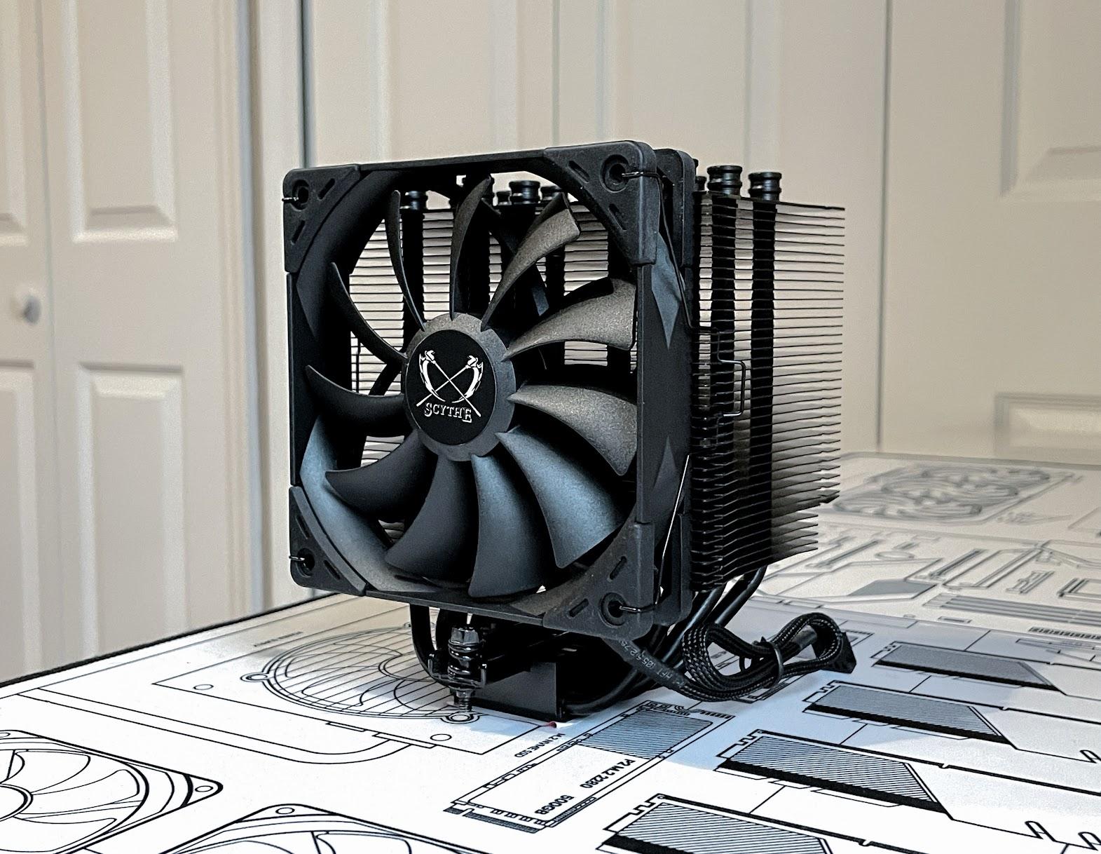 Scythe Mugen 5 Black Edition (SCMG-5100BE) + 2x Arctic P12 PST PWM Case Fans & 8g MX-4 Thermal Paste